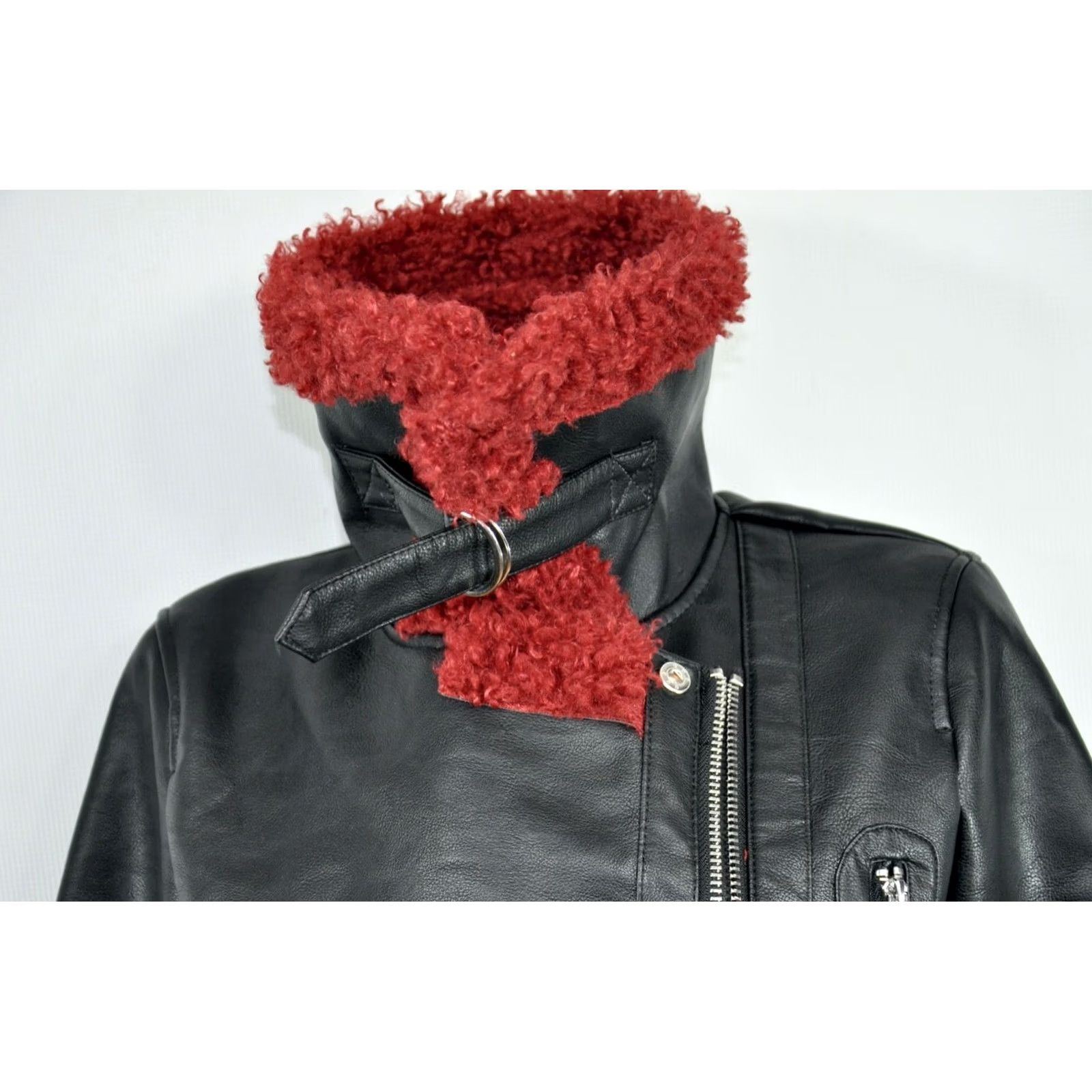 Vintage URBANCODE Longline Aviator Coat With Contrast Fleece Lining Women's Size US 4 Coat Black Women XS-4? Size S / US 4 / IT 40 - 7 Thumbnail