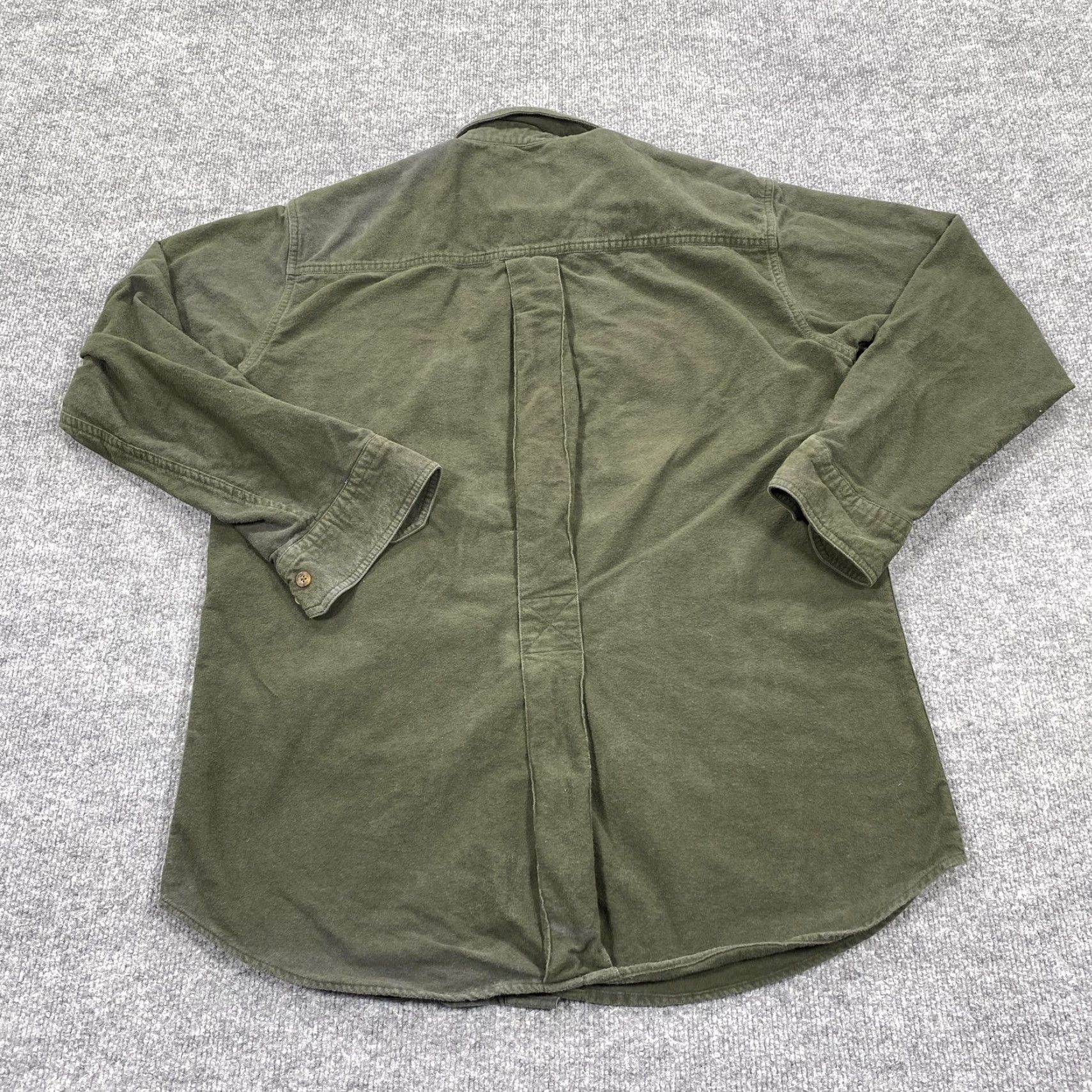 Vintage Woolrich Ducks Unlimited Shirt Mens Medium Green Flannel Long Sleeve Button Up Size US M / EU 48-50 / 2 - 6 Thumbnail