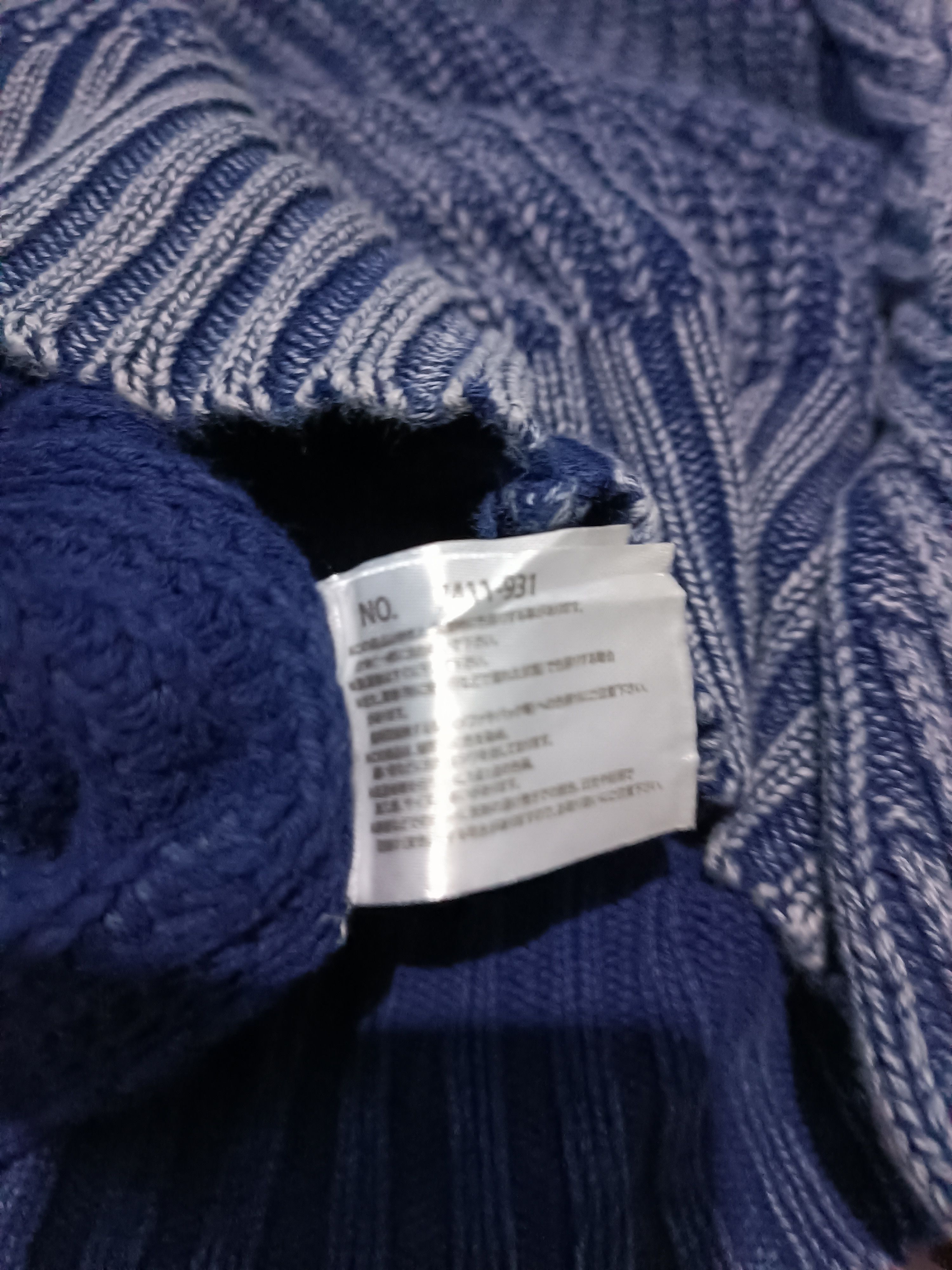 Japanese Brand Men's Asthon Cable Crew Neck Sweater Knitwear Size US M / EU 48-50 / 2 - 7 Thumbnail