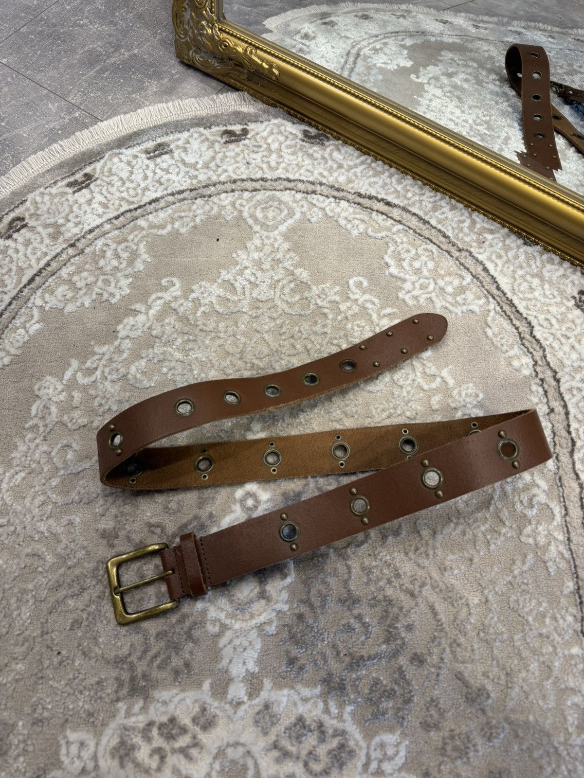 If Six Was Nine VTG Number Nine Y2K JAPANESE BELT GOTH PUNK RAVE KANYE STYLE Size ONE SIZE - 2 Thumbnail