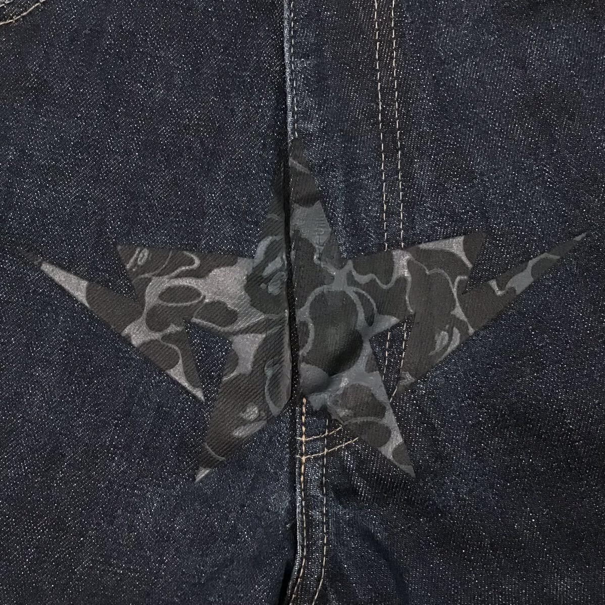 Bape 🔥Aoyama limited BAPE camo star denim pants BAPE STA ★size M Size US 32 / EU 48 - 3 Thumbnail