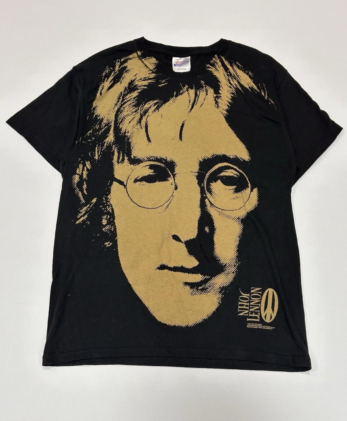 Hanes 2008 John Lennon Full Print Rarest Y2k Contrast T shirt Size US M / EU 48-50 / 2 - 1 Thumbnail