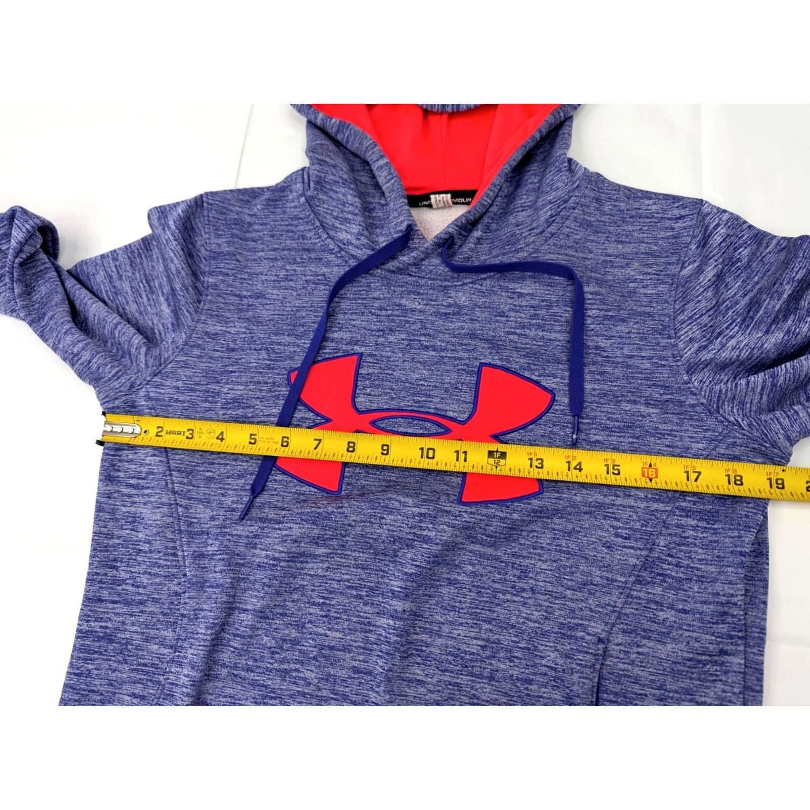 Under Armour Under Armour Storm Hoodie Women S Blue Logo Embroidered Pullover Loose Fit Hoodie Size S / US 4 / IT 40 - 7 Thumbnail