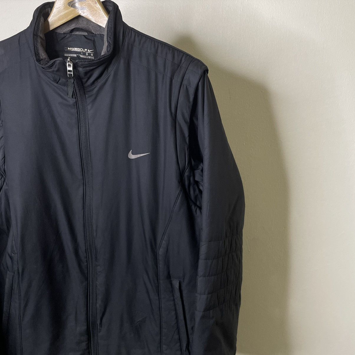 Nike × Vintage Vintage Y2K Nike Golf Removable Sleeve Light Jacket Size US L / EU 52-54 / 3 - 2 Thumbnail