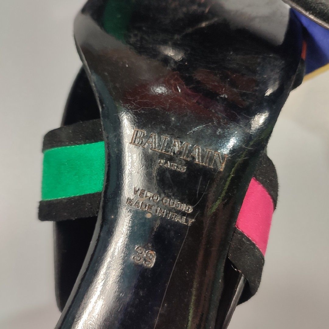 Balmain BALMAIN MULTI COLOR HEELS Size US 9 / IT 39 - 5 Thumbnail