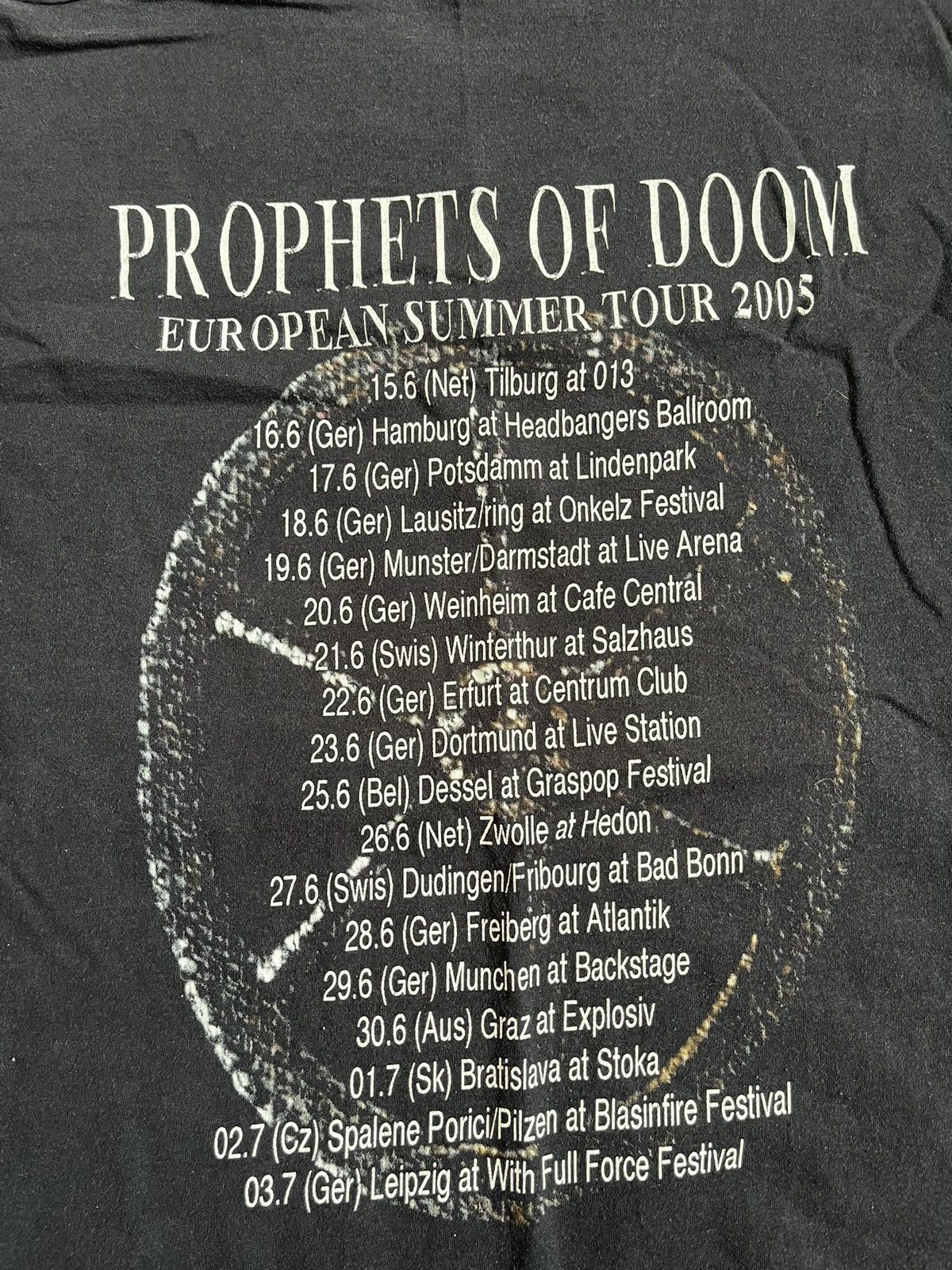 Band Tees Vintage 2005 Pro-Pain Prophets Of Doom European Tour T-shirt Size US L / EU 52-54 / 3 - 8 Thumbnail