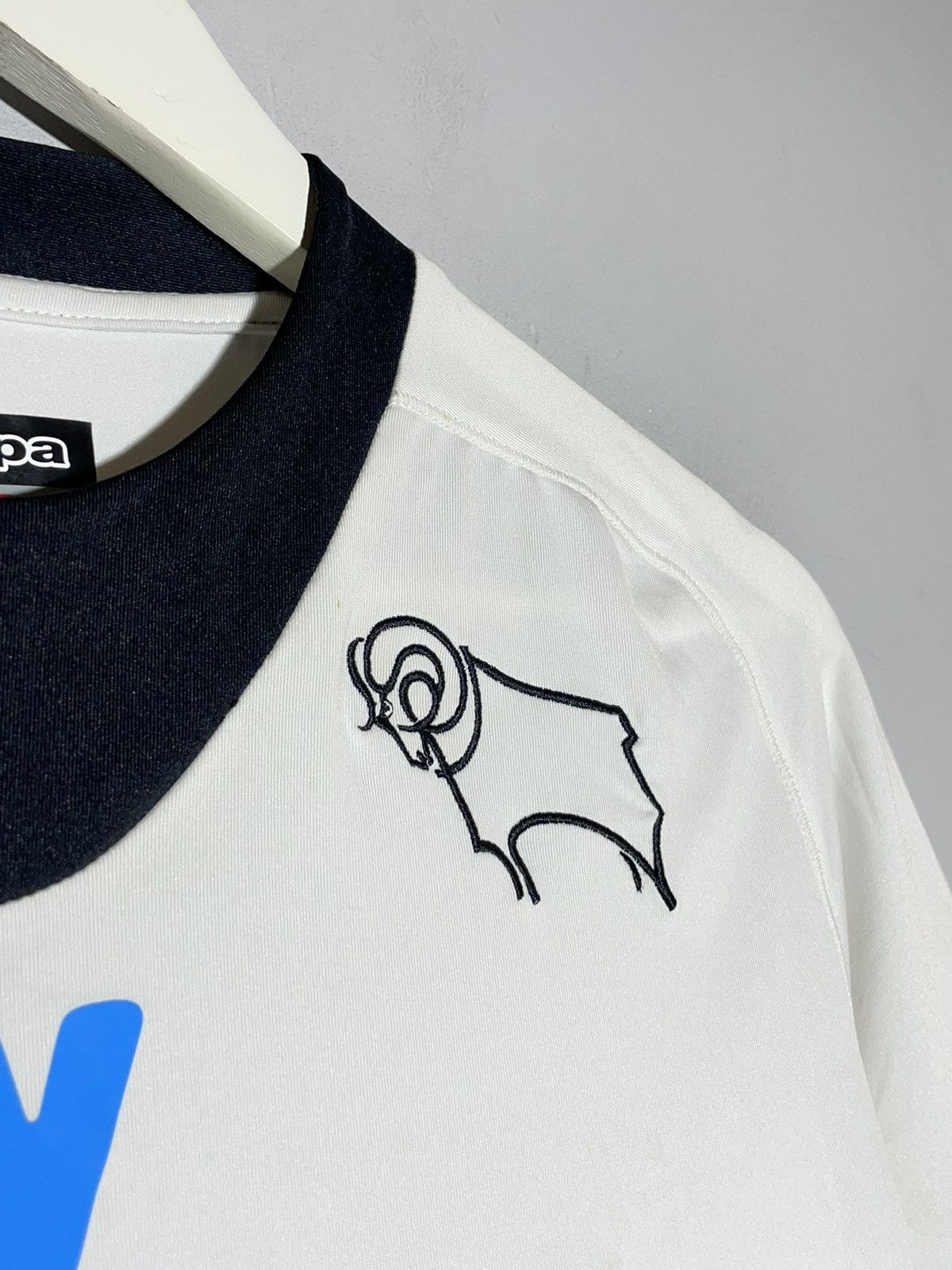 Kappa × Vintage Derby County Kappa 2012/13 Home Y2k Football Shirt Size US L / EU 52-54 / 3 - 5 Thumbnail