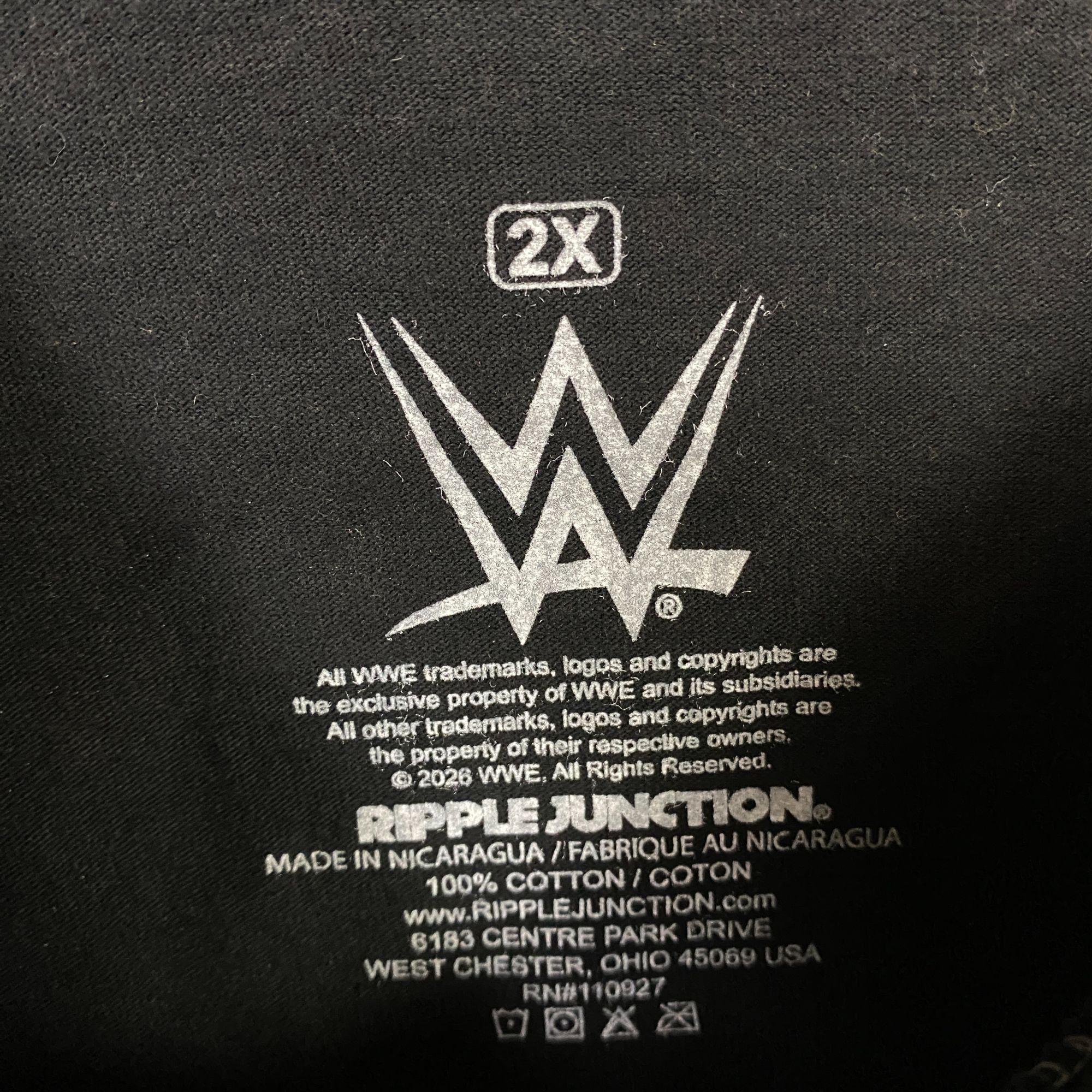 WWE Stephanie The Dark Angel Vaquer Devils Kiss WWE Divas Tee 2X Size US XXL / EU 58 / 5 - 4 Thumbnail