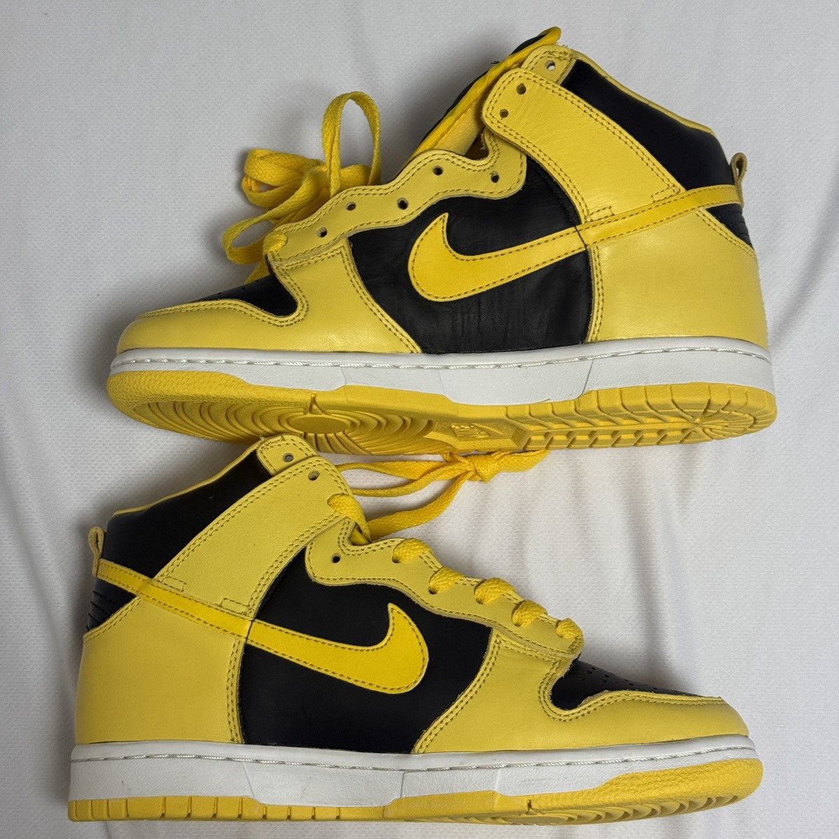 Nike 1999 NIKE DUNK HIGH LE NYC NEW YORK CITY GOLDENROD Size US 8 / EU 41 - 6 Thumbnail