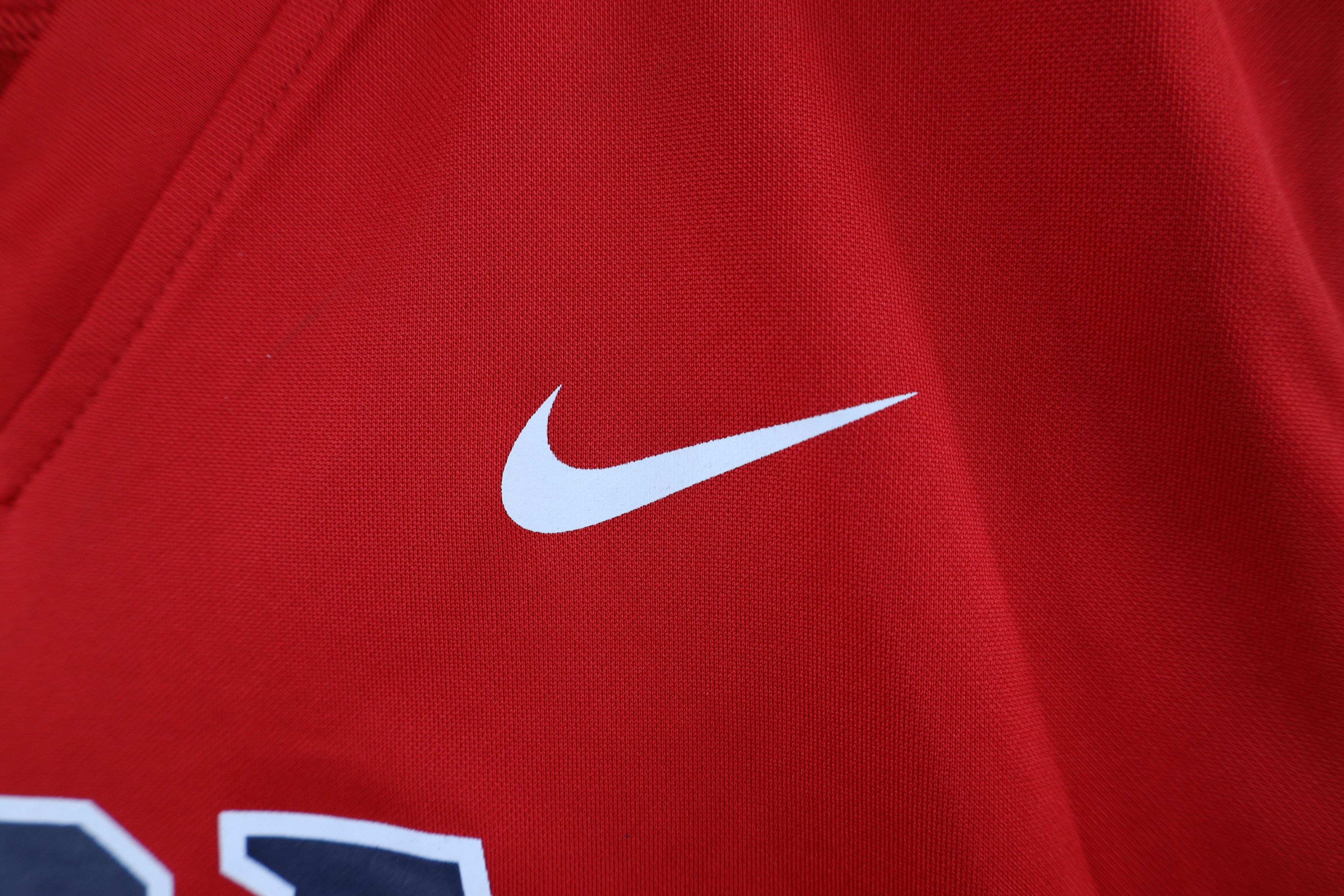 Nike × Vintage Nike Team USA Short Sleeve Softball Jersey Shirt Red #13 Size M / US 6-8 / IT 42-44 - 5 Thumbnail