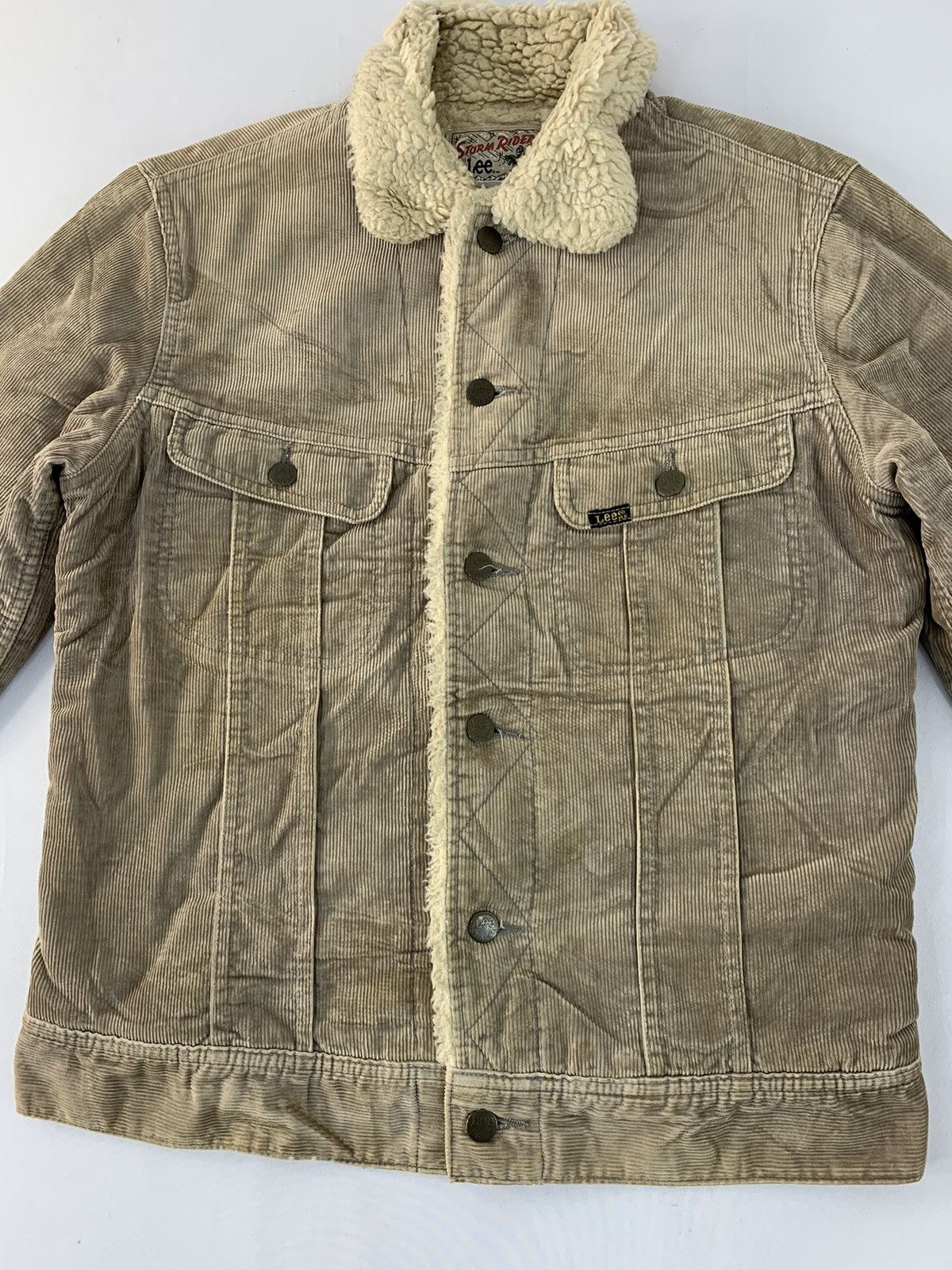 Lee Storm Rider Sanforized Shearling Sherpa Corduroy Jacket Jackets
