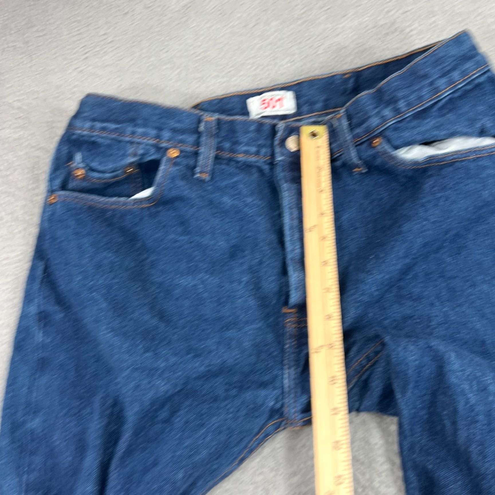 Levi's VTG Levi's 501 Jeans Mens 38x30 Blue Button Fly Straight USA Made 90s Denim Denim Jeans 5-Pocket Mens WW Size US 38 / EU 54 - 5 Thumbnail