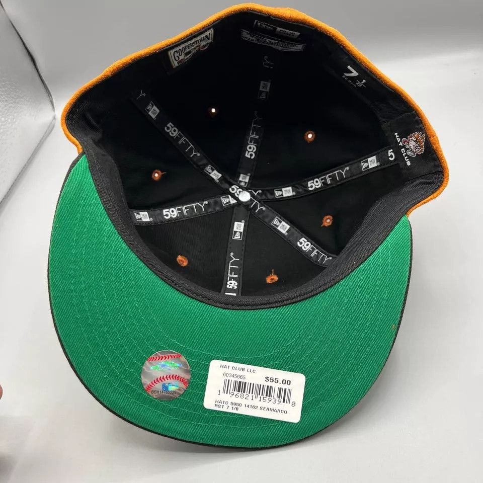 New Era Seattle Mariners Hat Men 7 1/8 59Fifty New Era Fitted Cap Size ONE SIZE - 4 Thumbnail