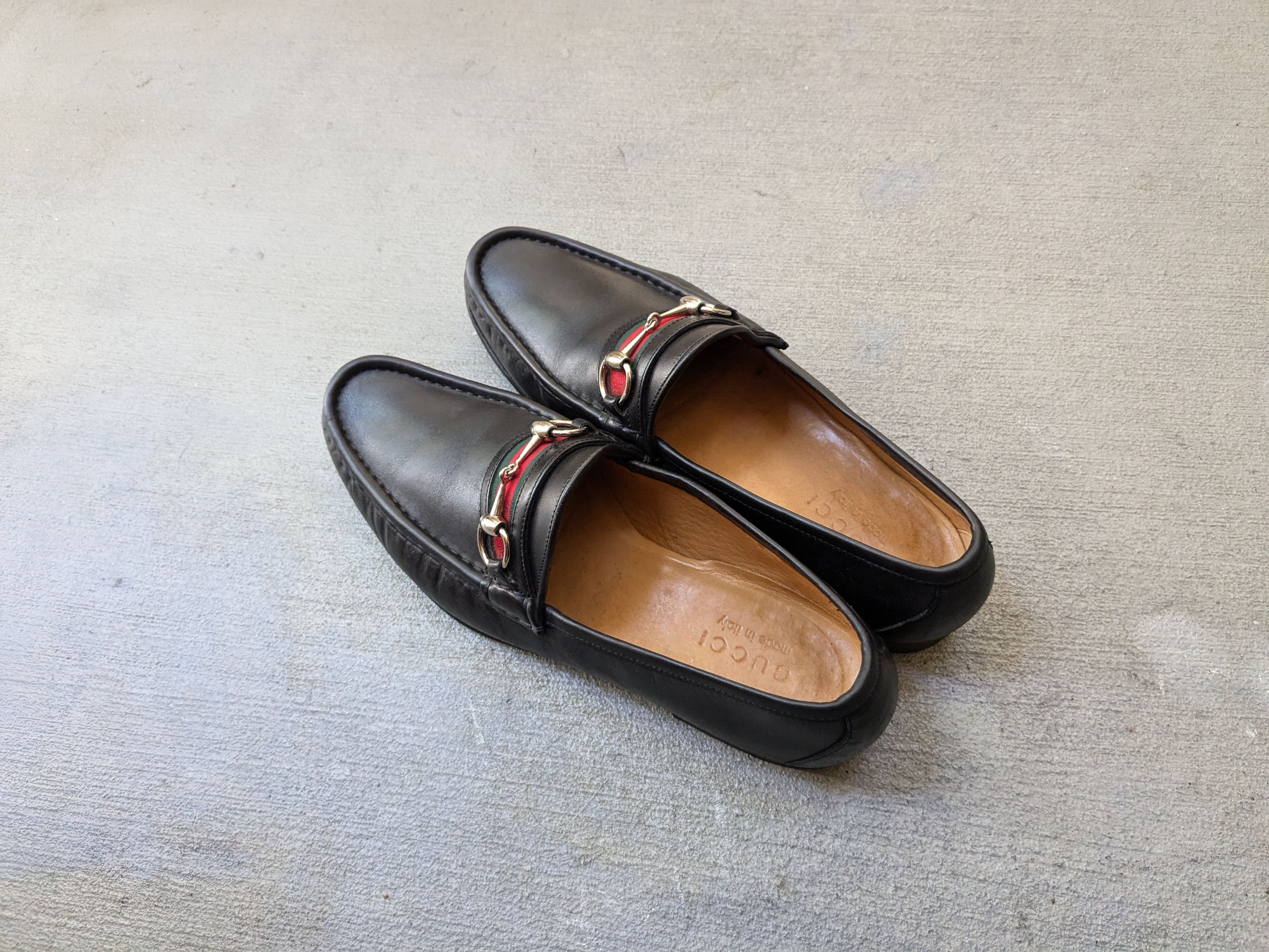 Gucci Gucci Horsebit Loafers Black 9 D Leather Italy Slip On Size US 9 / EU 42 - 11 Thumbnail