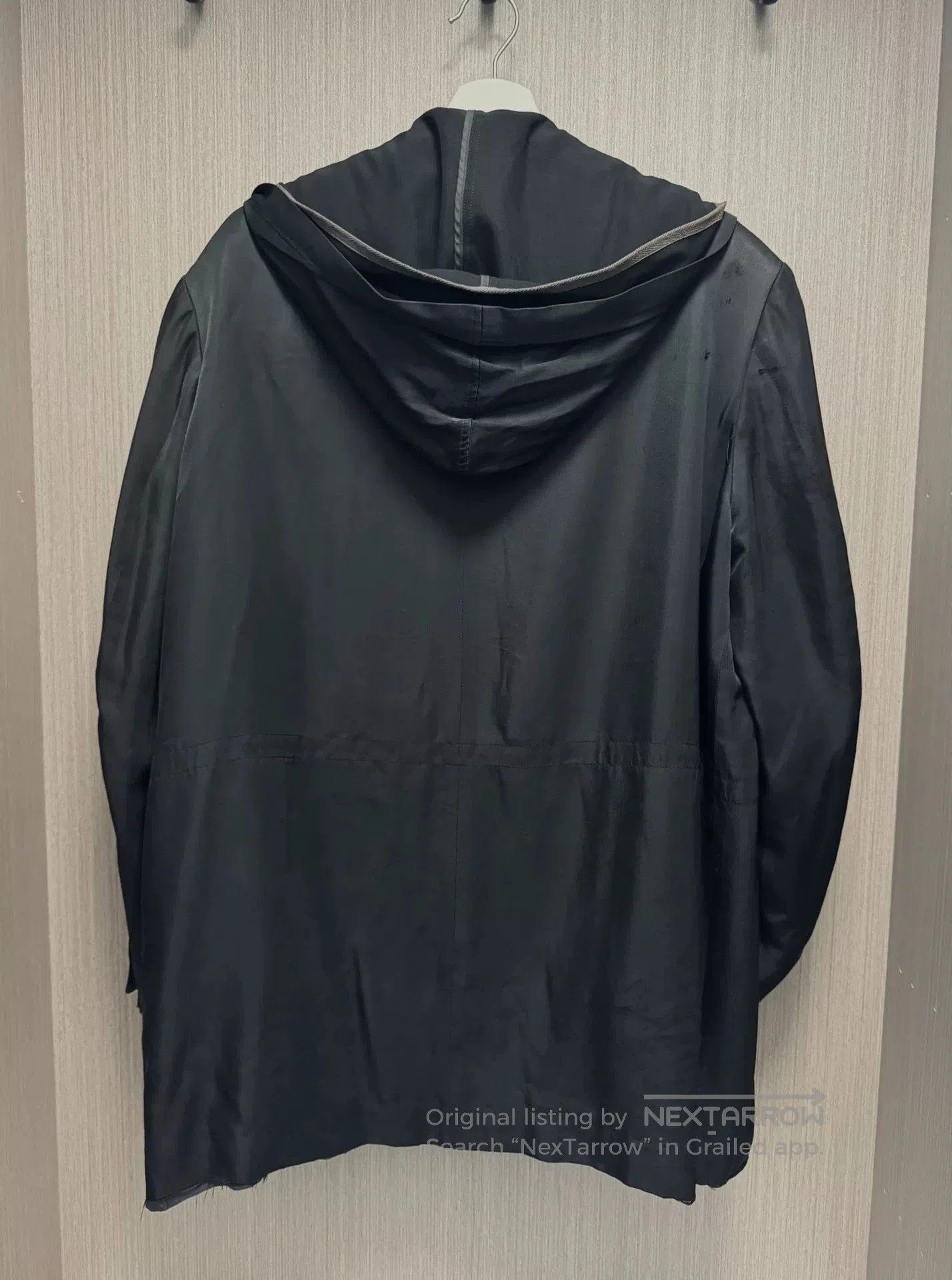 Yohji Yamamoto Yohji Yamamoto Silk Hooded Coat. Size US M / EU 48-50 / 2 - 2 Thumbnail