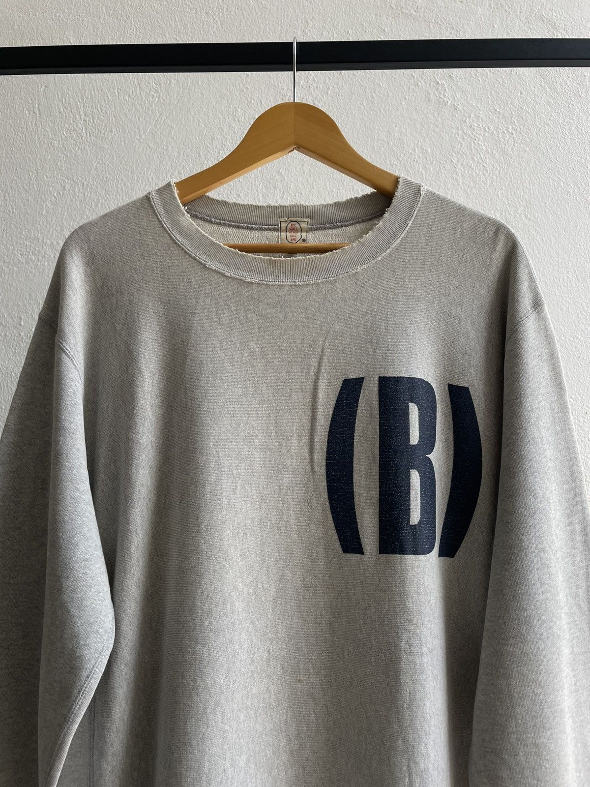 Bape Vintage 90's Disstress Bathing Ape (B) Sweatshirt Size US M / EU 48-50 / 2 - 3 Thumbnail