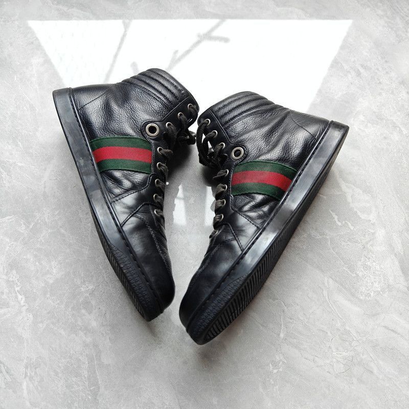 Gucci Gucci Color-Blocked High-Top Sneakers Size US 8.5 / EU 41-42 - 9 Thumbnail