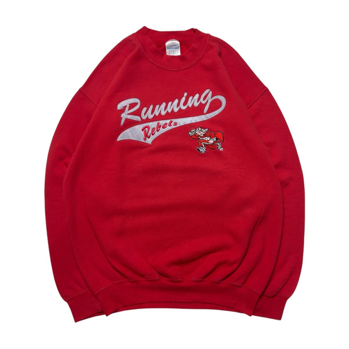 Vintage Vtg Sweatshirt Running Rebels Teams Size US L / EU 52-54 / 3 - 1 Thumbnail