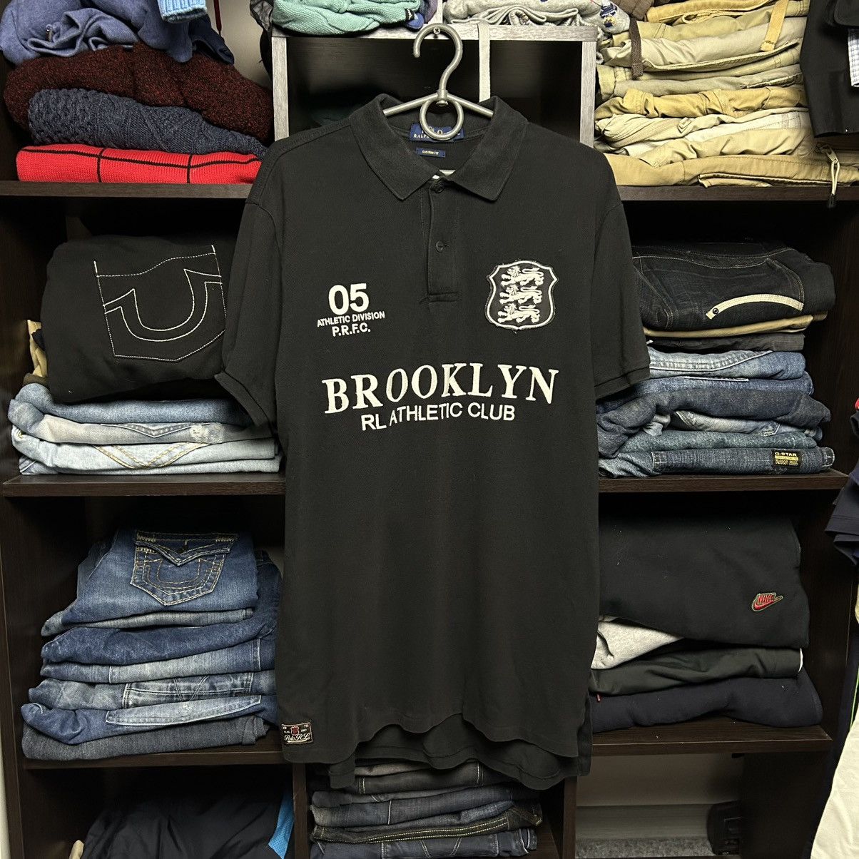Polo Ralph Lauren Designer Polo Ralph Lauren Brooklyn big logo y2k opium polo Size US L / EU 52-54 / 3 - 1 Thumbnail