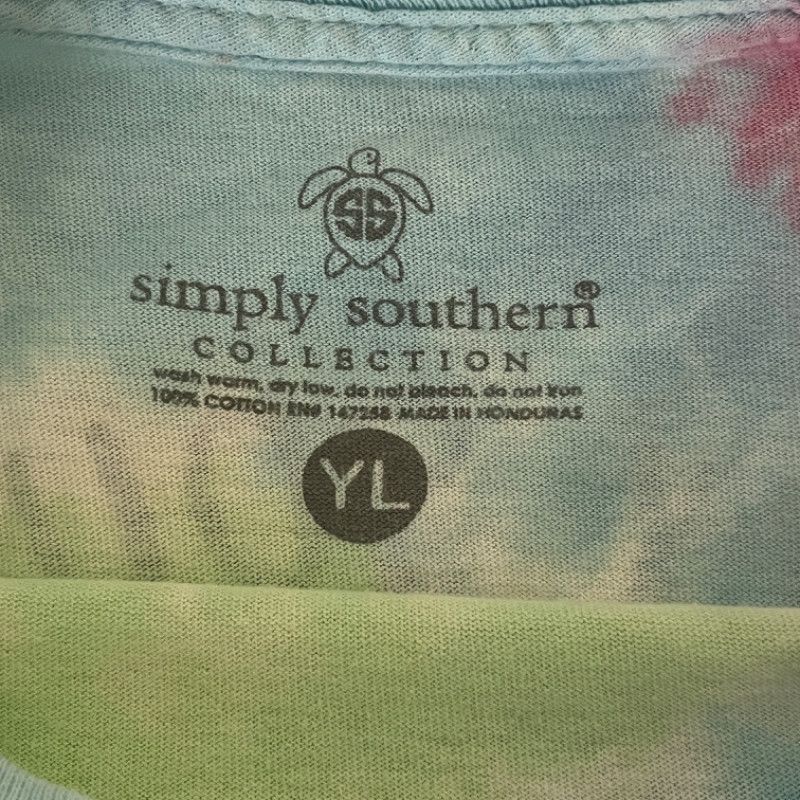 Designer Simply Southern Tie-Dye T-Shirt Kids Large Size L / US 10 / IT 46 - 7 Thumbnail