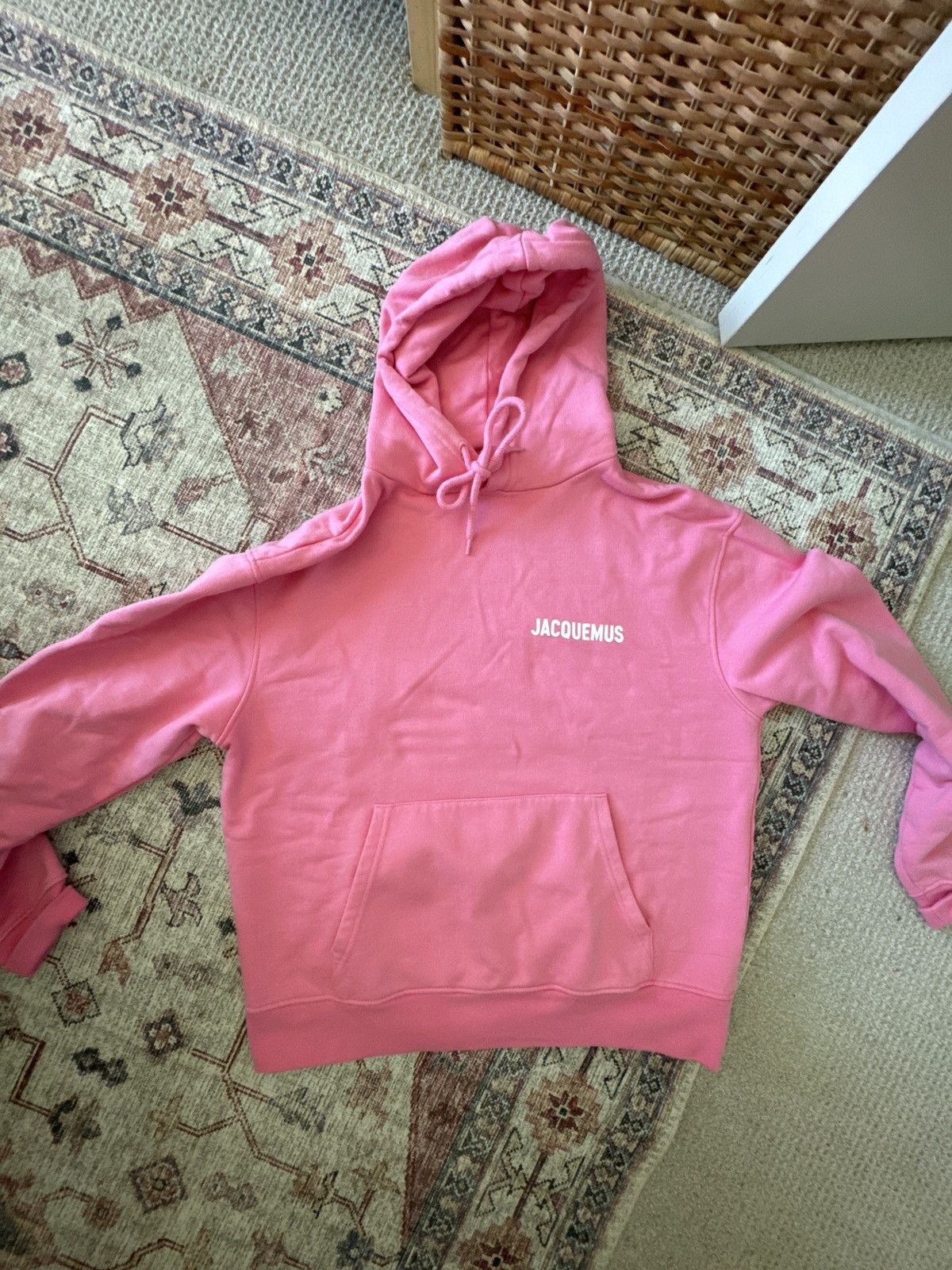 image of Jacquemus Pink Hoodie, Men's (Size Small)