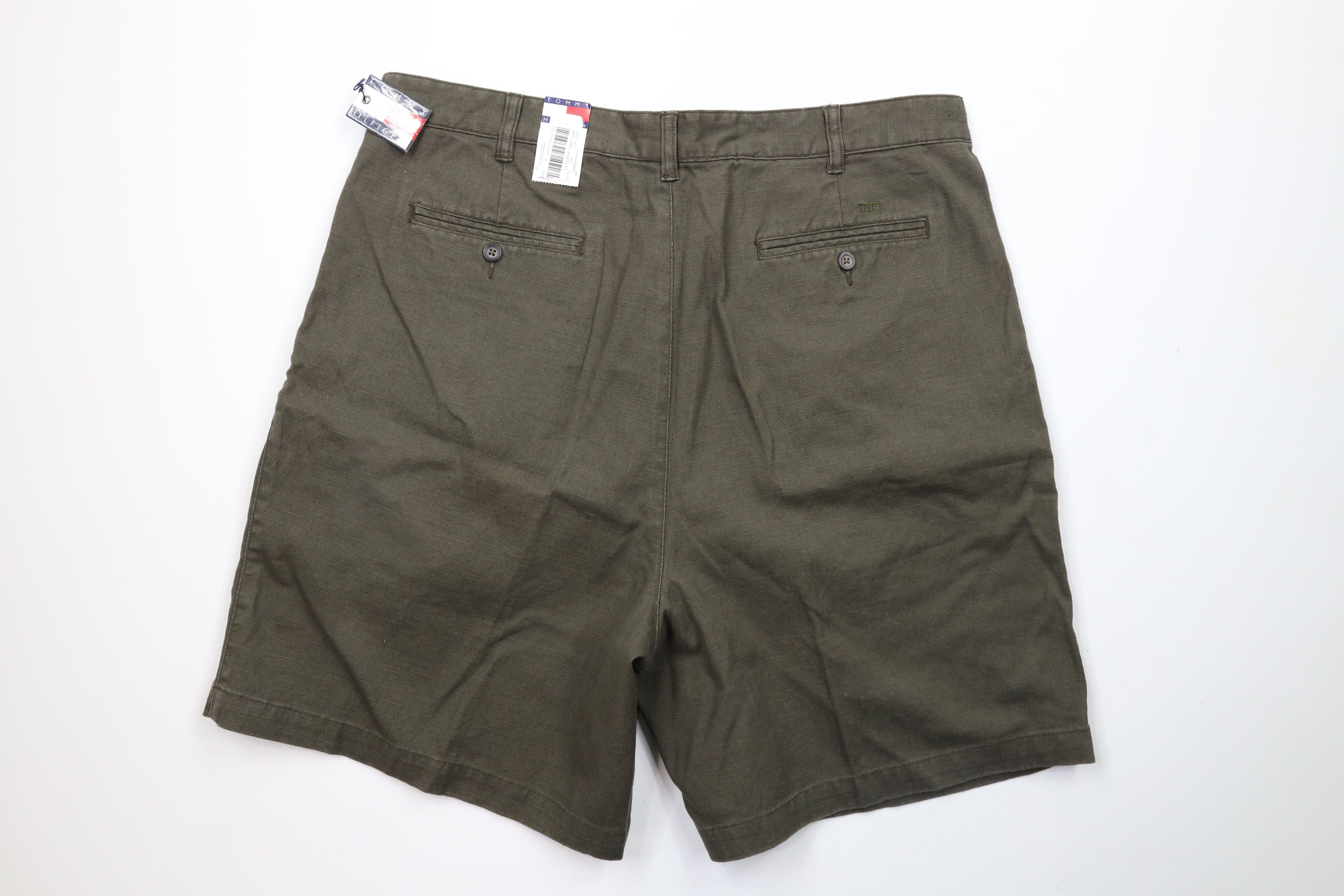 Tommy Hilfiger × Vintage Deadstock Vintage 90s Tommy Hilfiger Above Knee Shorts Size US 38 / EU 54 - 7 Thumbnail