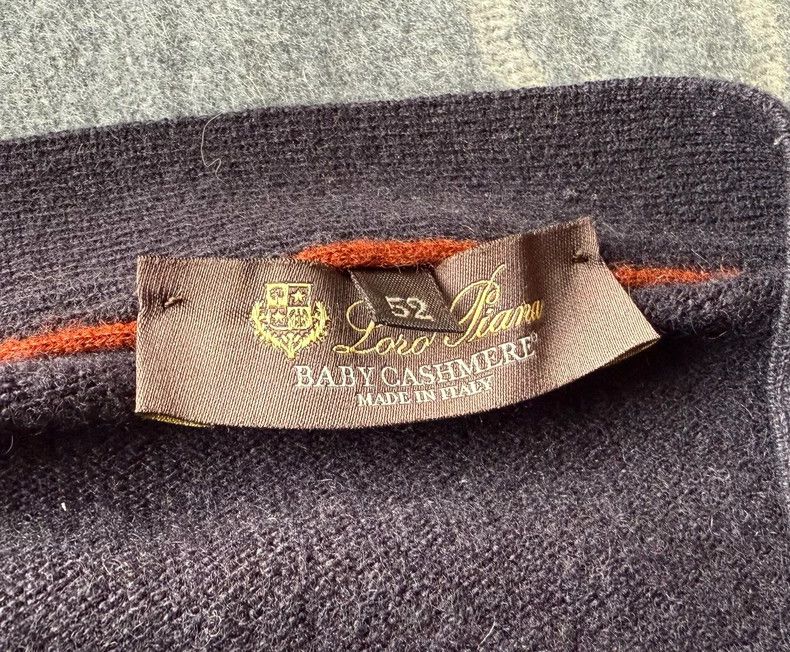 Loro Piana LORO PIANA Black goat cashmere cardigan Size US XL / EU 56 / 4 - 6 Thumbnail