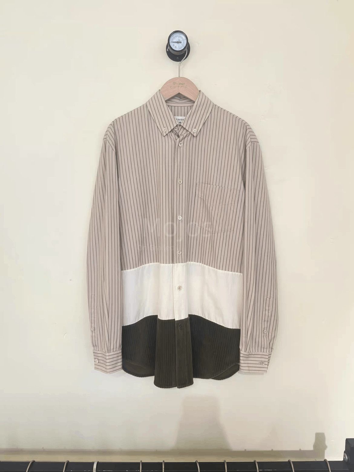 Maison Margiela Sz 39 Maison Margiela 17AW Stripe Joint Shirt-2508 Size US M / EU 48-50 / 2 - 1 Thumbnail