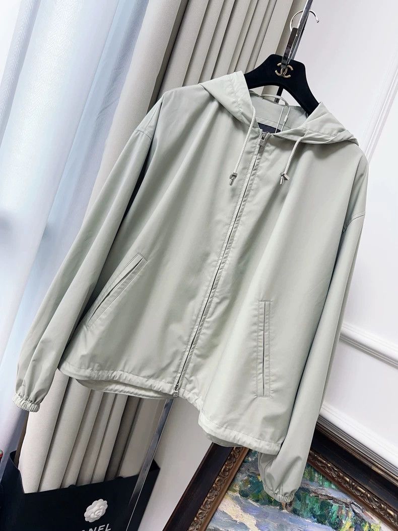 Loro Piana LORO PIANA Windproof and rainproof jacket, sage green Size M / US 6-8 / IT 42-44 - 1 Thumbnail
