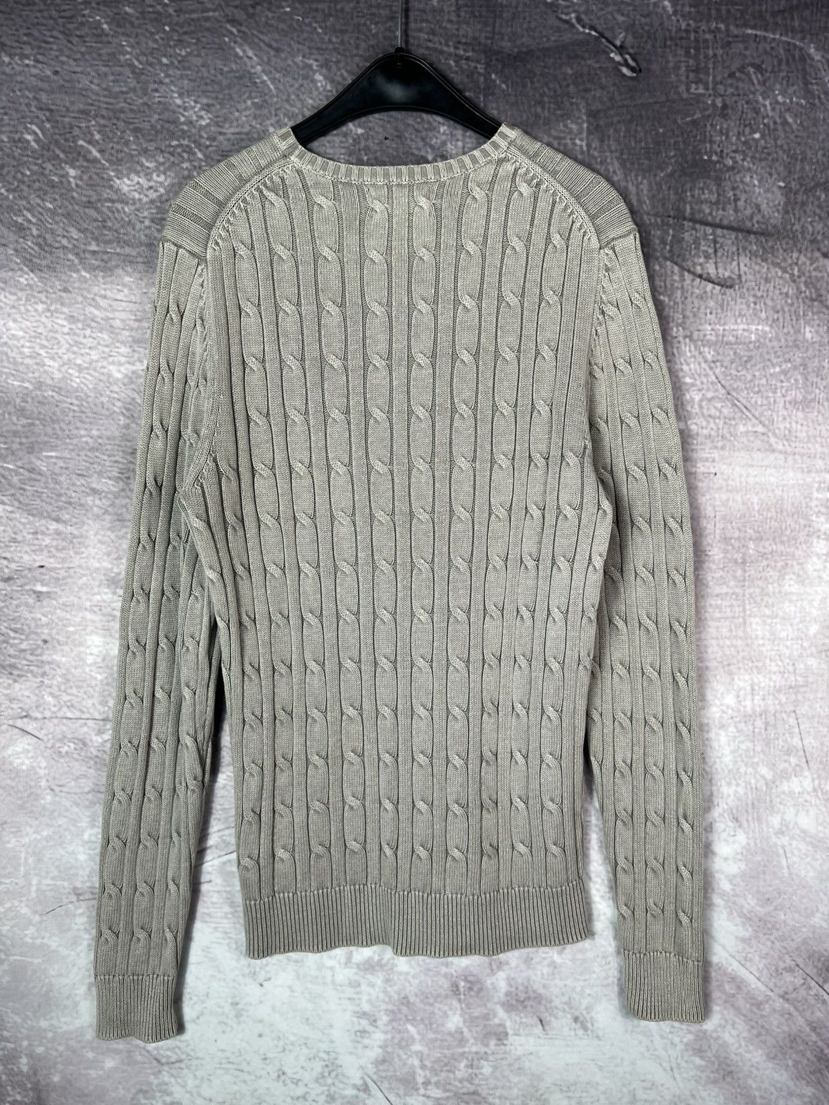 Massimo Dutti Massimo Dutti Luxury Cotton Cable Knit Jumper Sweater Size US M / EU 48-50 / 2 - 2 Thumbnail