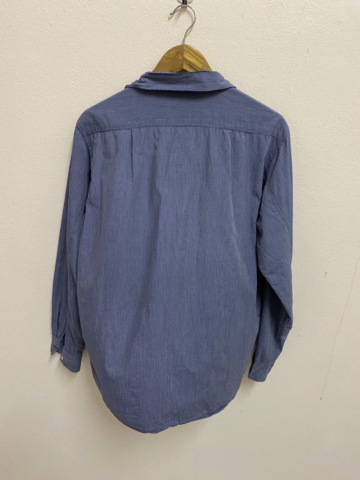 agnes b. Agnes.B Homme Paris Shirt Button Up Size US M / EU 48-50 / 2 - 2 Thumbnail