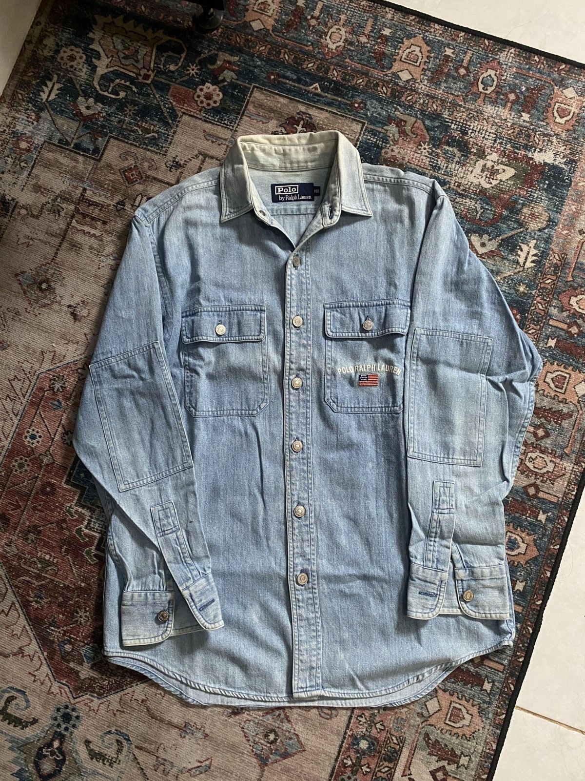 Vintage Vintage Polo Ralph Lauren Shirt Size US S / EU 44-46 / 1 - 1 Thumbnail