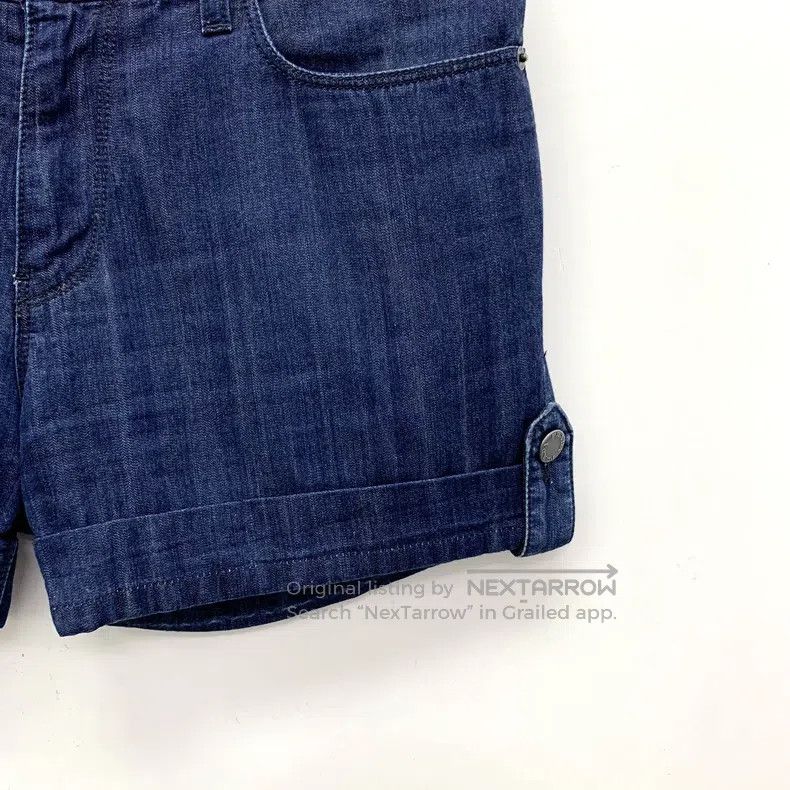 Prada Prada Dark blue cotton casual denim shorts Size 25" / US 0 / IT 36 - 4 Thumbnail