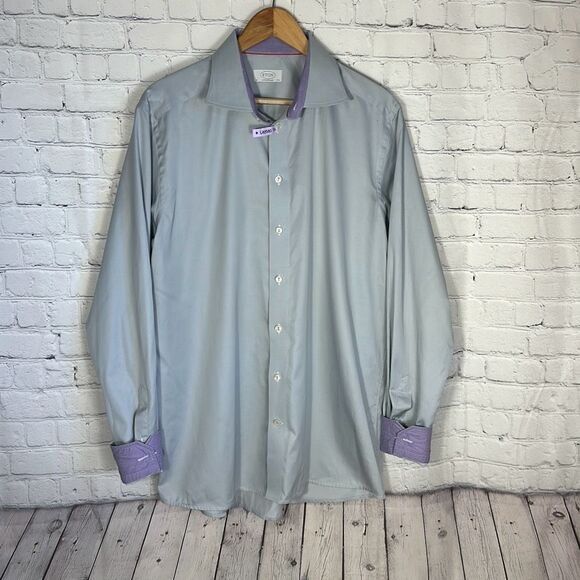 Eton ETON Shirt Mens Slim Contemporary Button Up Long Sleeve Cott Size US S / EU 44-46 / 1 - 1 Thumbnail