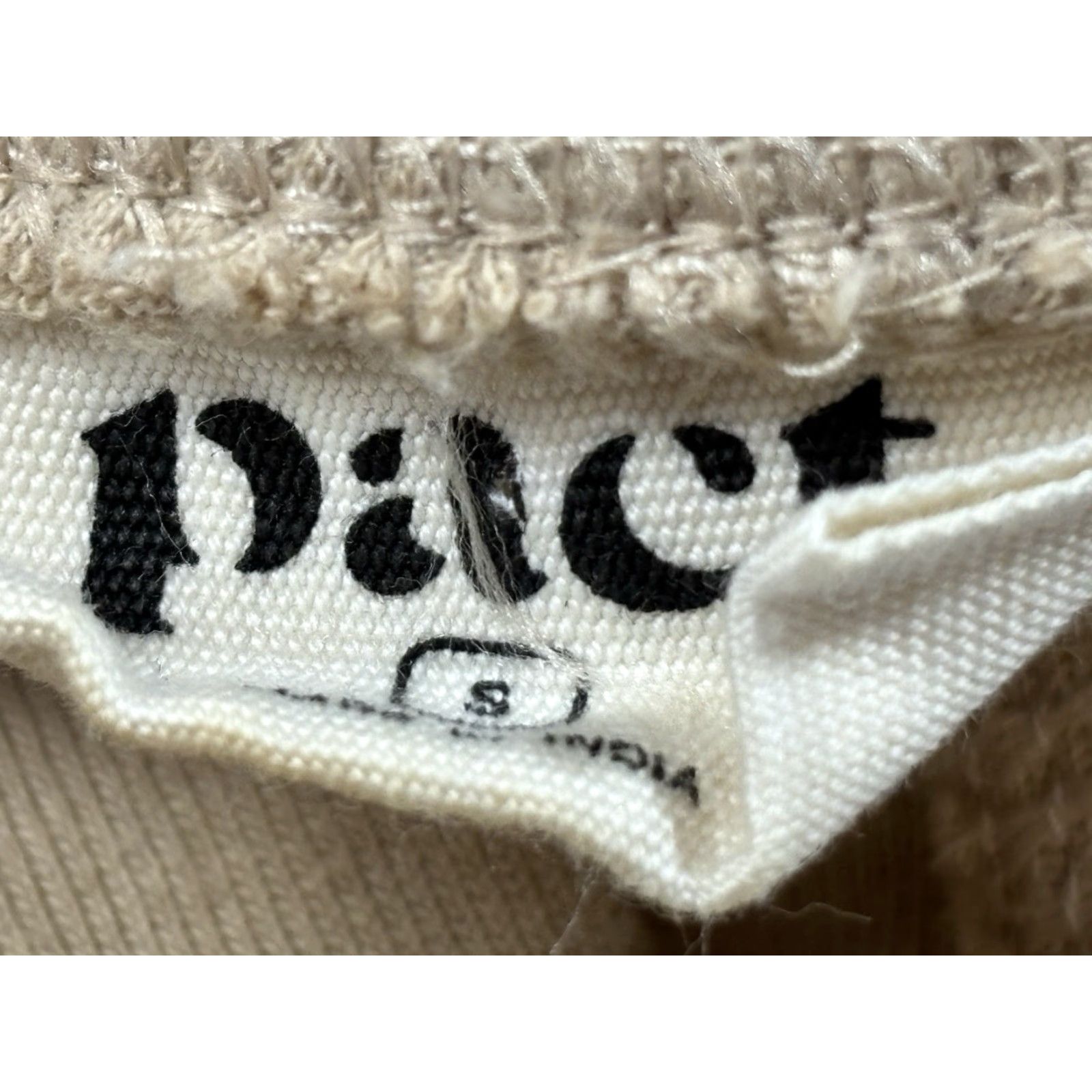 Vintage Pact Sweatpants Womens S Sesame Velour Relaxed Lounge Organic Cotton Casual Beige Size 28" / US 6 / IT 42 - 6 Thumbnail