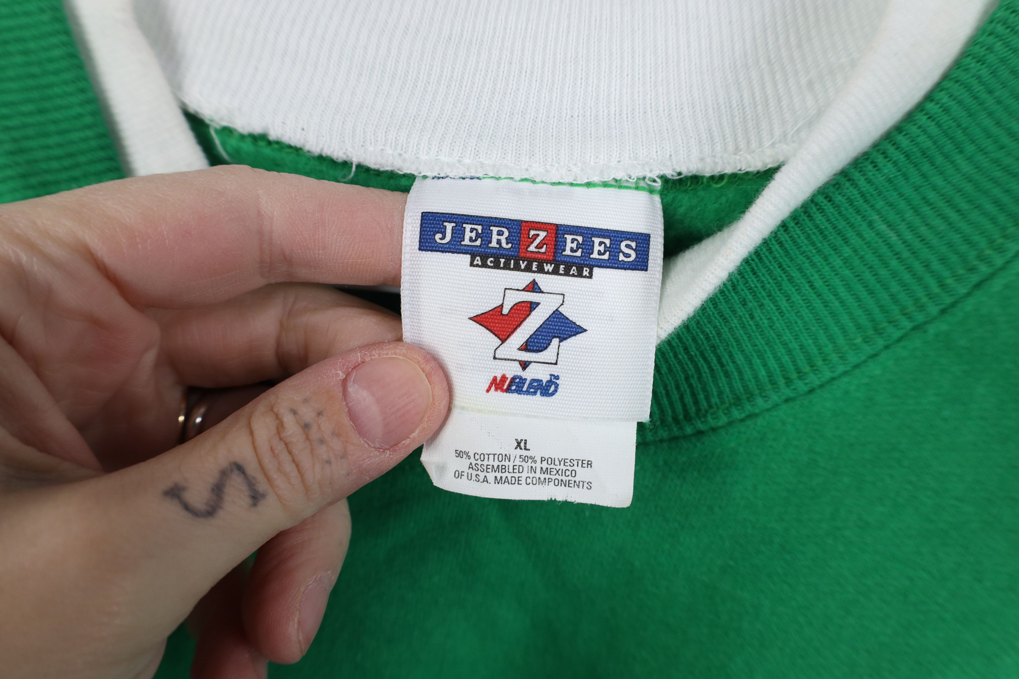 Vintage Vintage 90s Streetwear Clover St Patricks Day Sweatshirt Size XL / US 12-14 / IT 48-50 - 6 Thumbnail