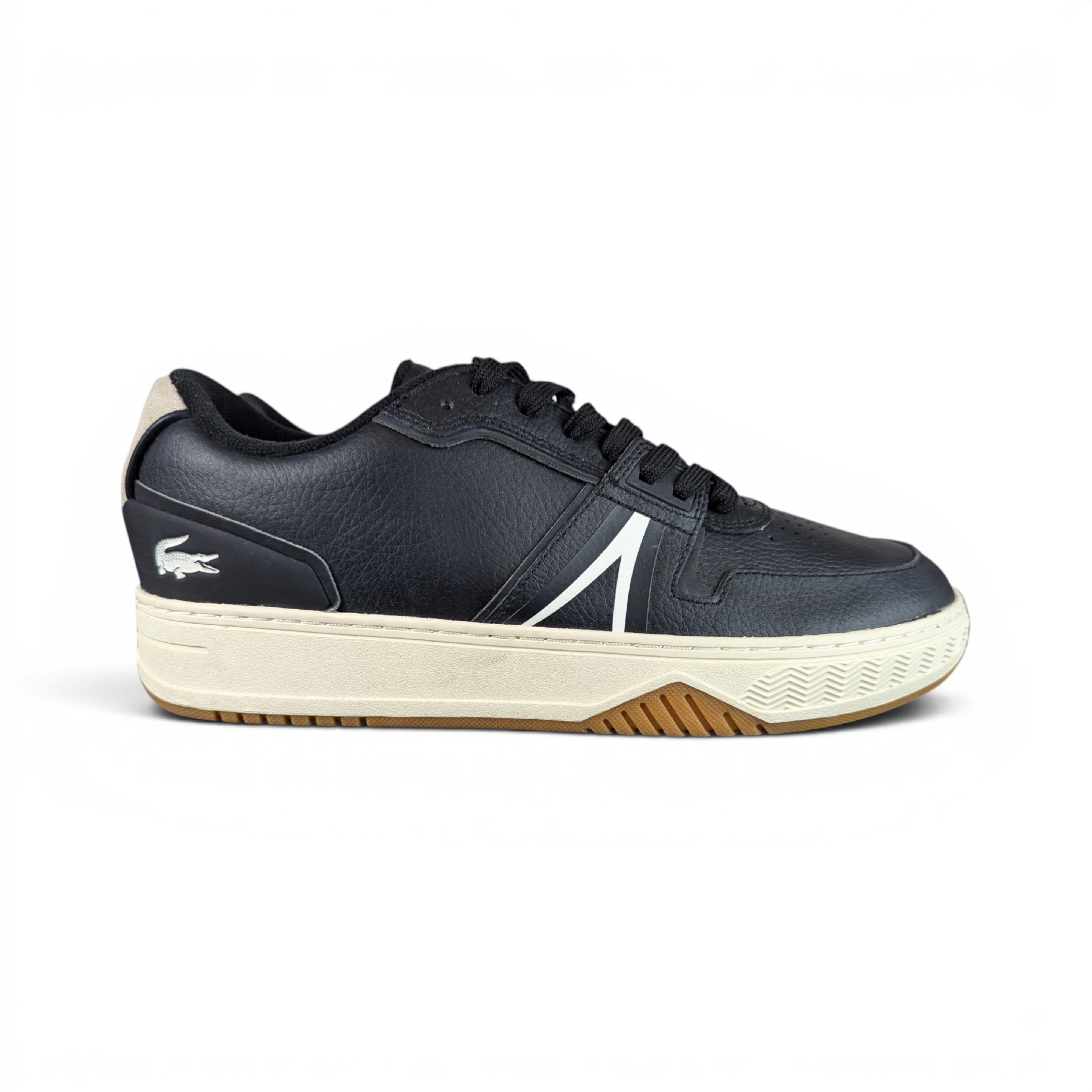 Lacoste LACOSTE BLACK LEATHER SNEAKERS Size US 10.5 / EU 43-44 - 4 Thumbnail