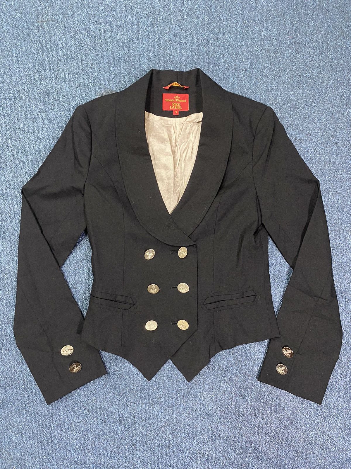 Vivienne Westwood Vivienne Westwood Double Breasted Silver Buttons Blazer Size XXS / US 00 / IT 34 - 1 Thumbnail