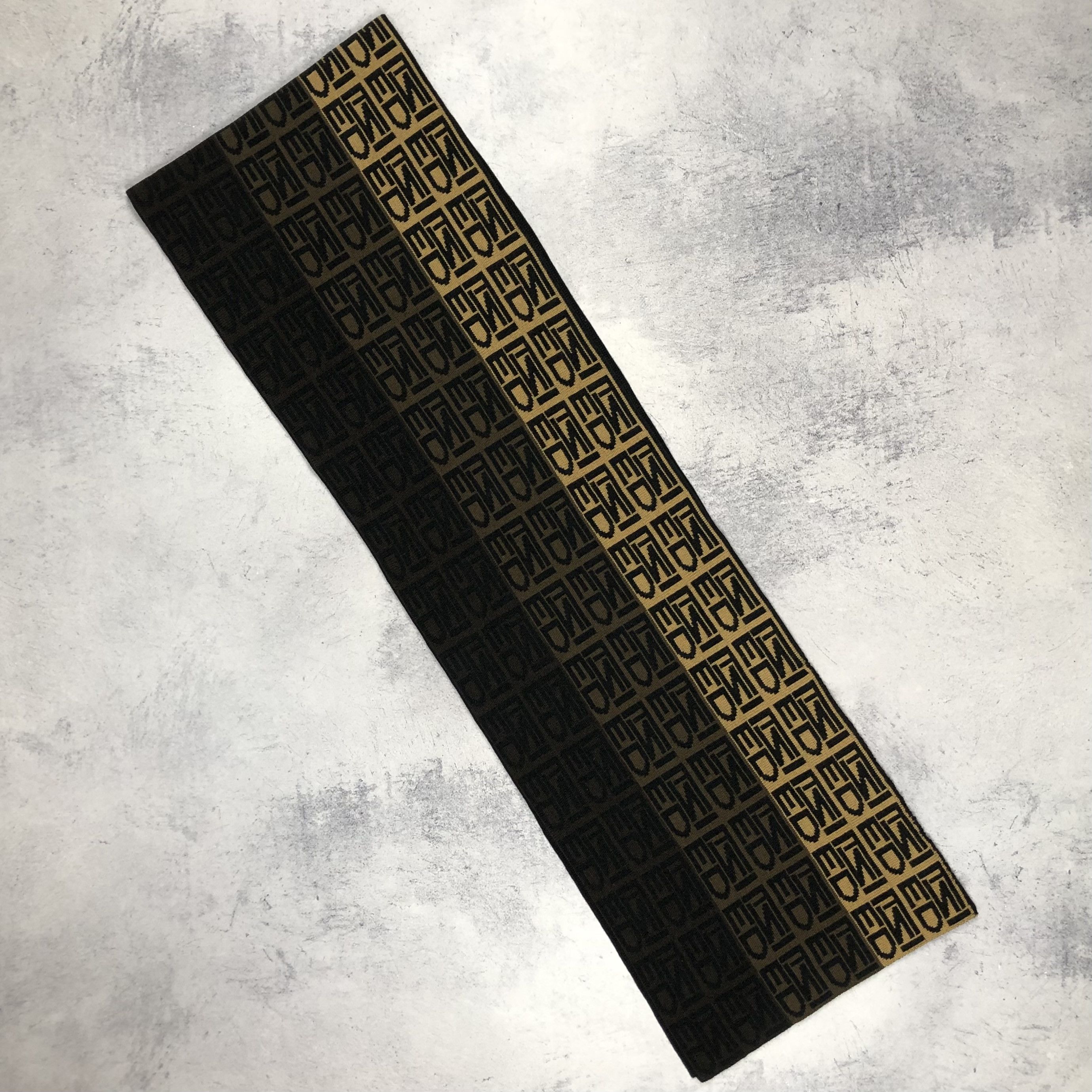 Fendi Fendi Monogram Wool Italy Scarf Size ONE SIZE - 7 Thumbnail