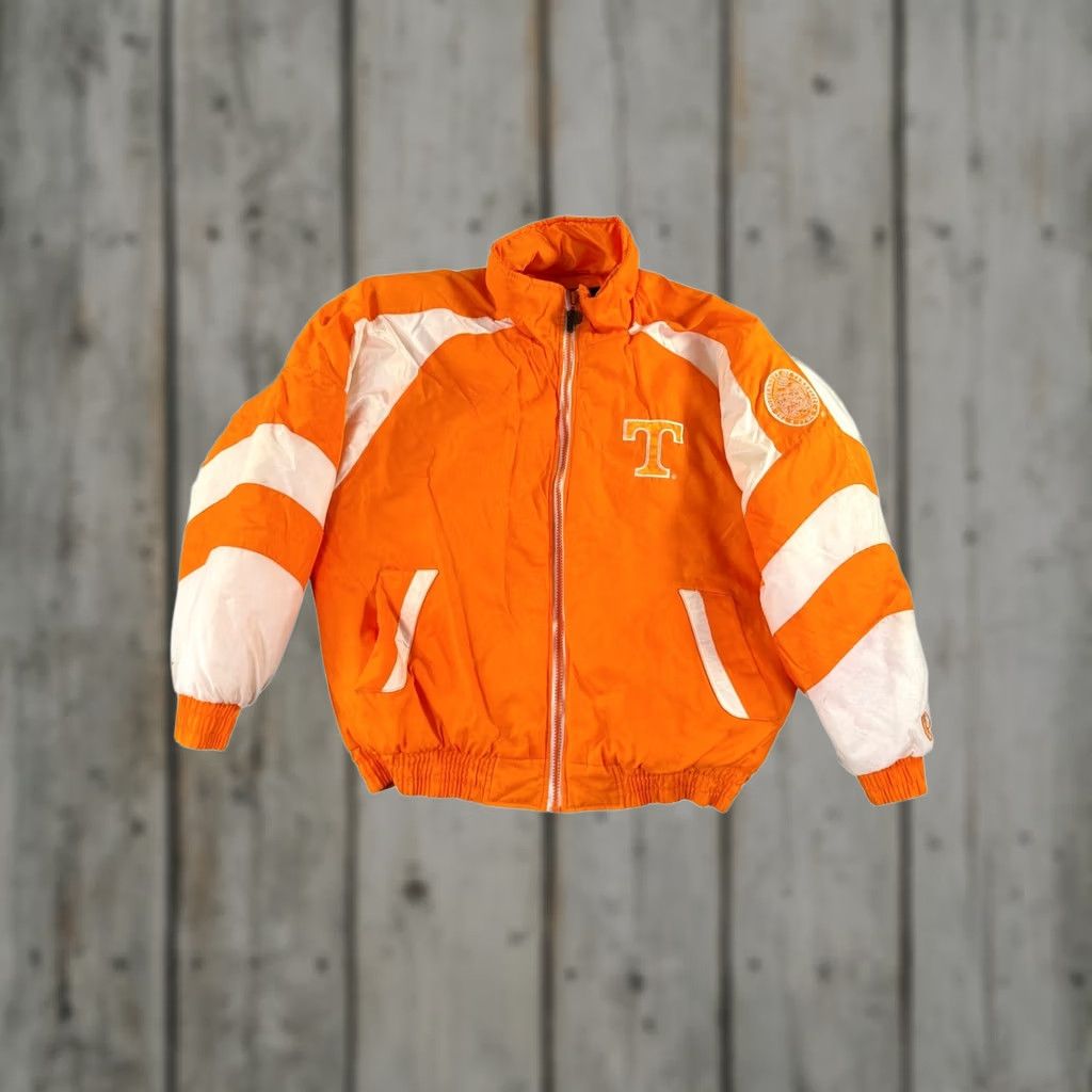 Pro Player VINTAGE Pro Player Tennessee Volunteers Windbreaker Jacket Mens XL Orange White Size US XL / EU 56 / 4 - 1 Thumbnail