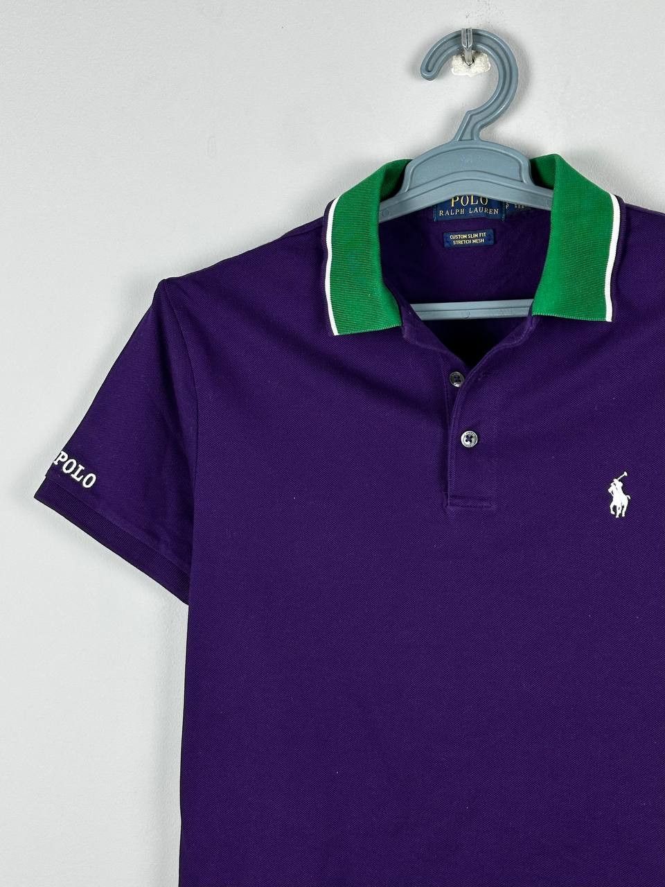 Polo Ralph Lauren Polo Ralph Lauren Purple Wimbledon Polo T Shirt Size US S / EU 44-46 / 1 - 1 Thumbnail