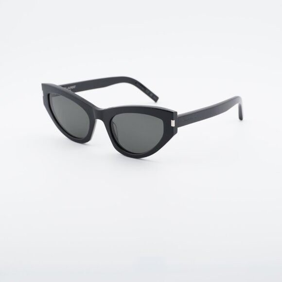 Saint Laurent Paris Saint Laurent SL215 GRACE 001 Sunglasses Black Cat Eye Frame Size ONE SIZE - 3 Thumbnail