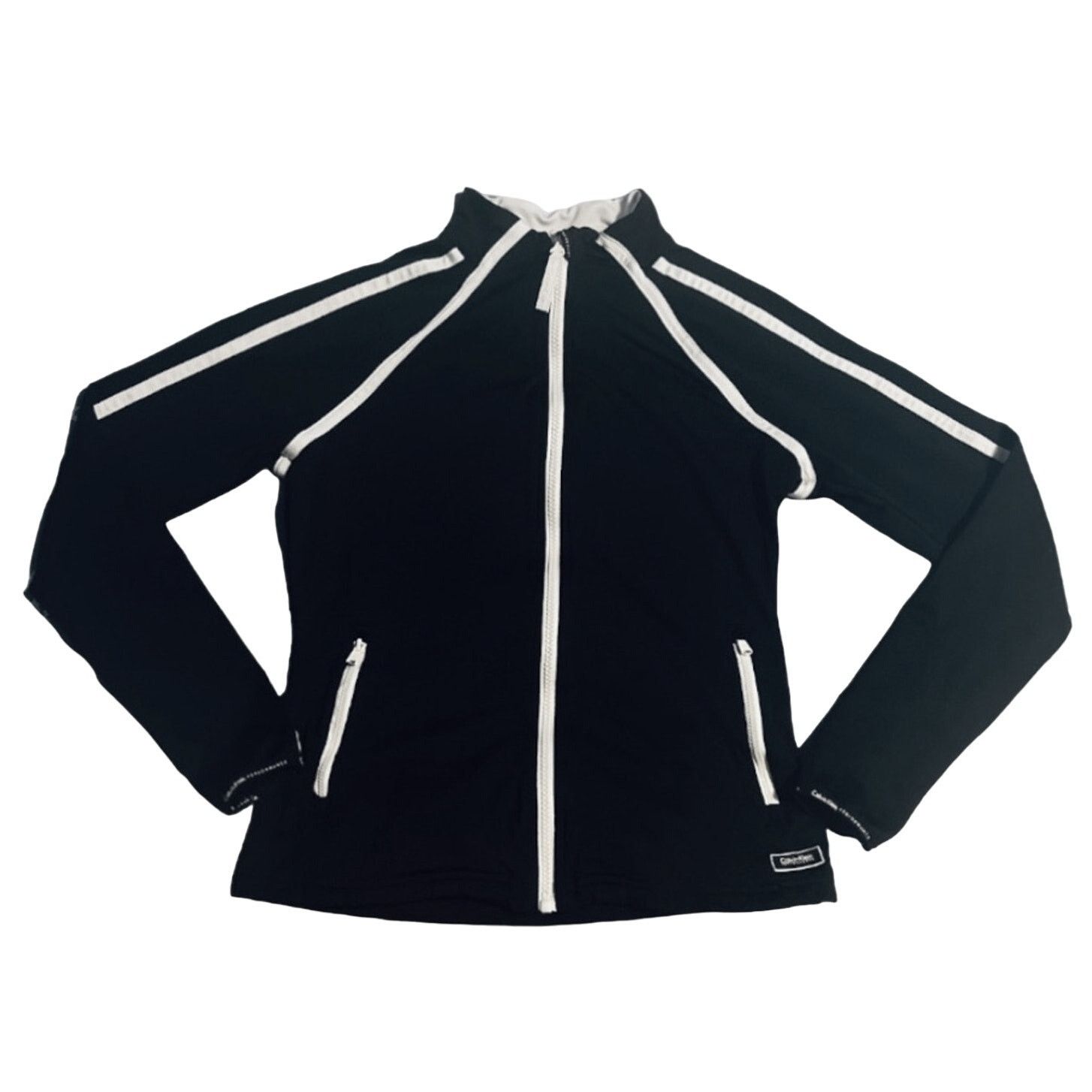 Calvin Klein Calvin Klein Black/White Top | Size XS Size XS / US 0-2 / IT 36-38 - 1 Thumbnail