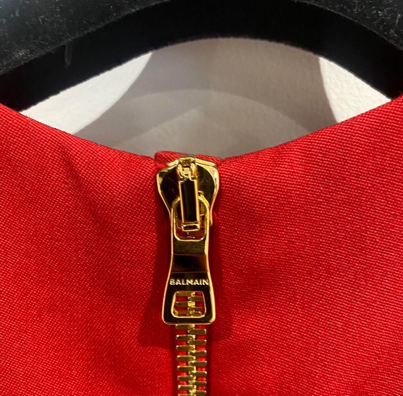 Balmain Authentic Red Balmain dress With Bag and Hanger #Luxury Size XS / US 0-2 / IT 36-38 - 6 Thumbnail