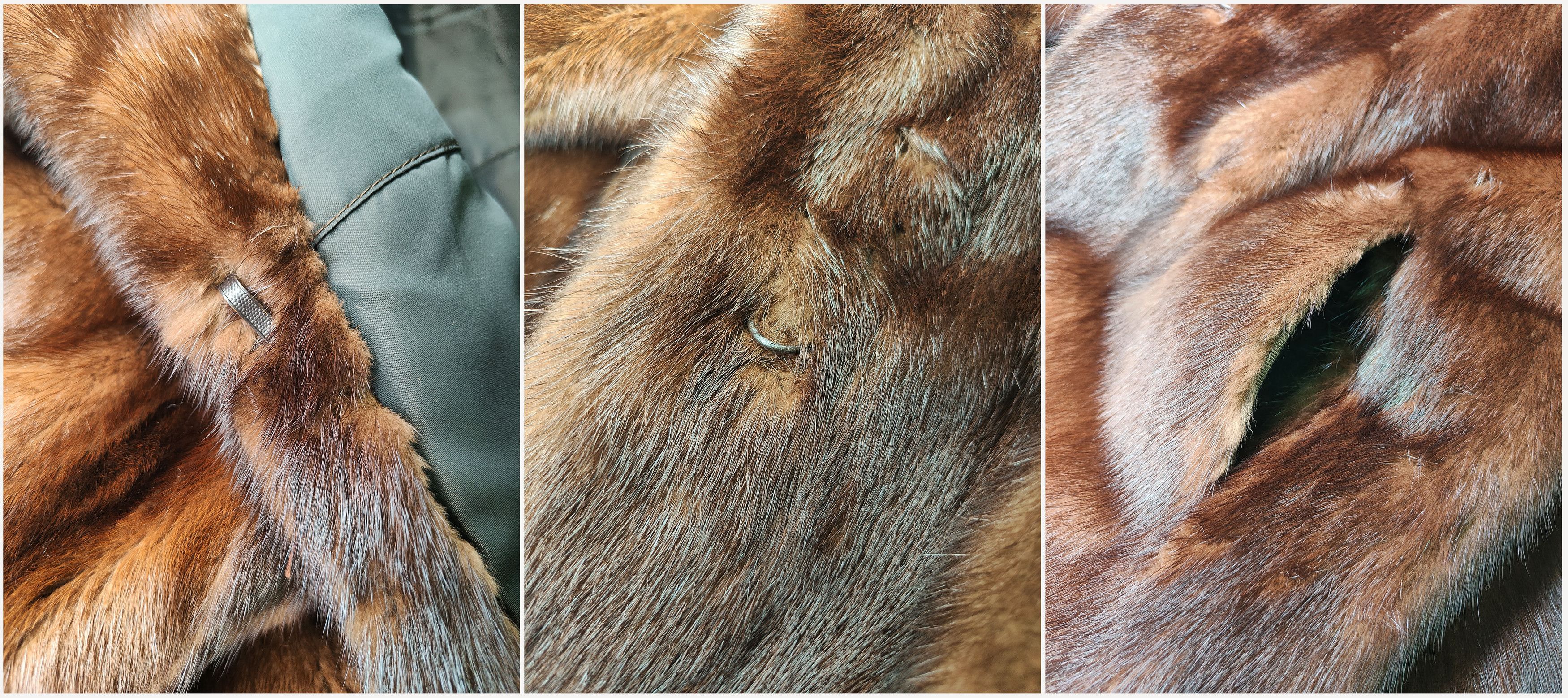 Other MEISTER KLASSE _ FEINE AUSLESE _ LUX _ BROWN _ 100% MINK FUR Size M / US 6-8 / IT 42-44 - 7 Thumbnail