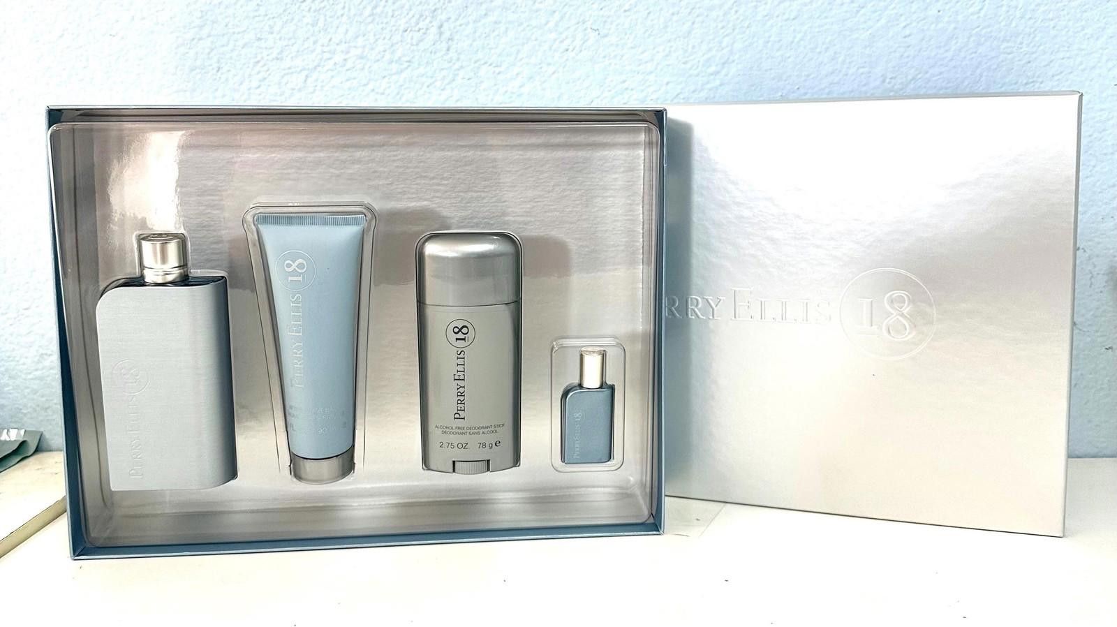 Perry Ellis Perry Ellis 18 4pcs Perfume Set for Men Size ONE SIZE - 1 Preview
