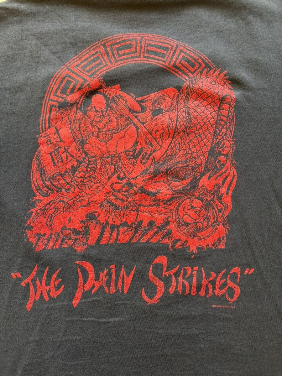 Vintage Vintage Sick Of It All “The Pain Strikes Back” 1995 Classic Size US L / EU 52-54 / 3 - 3 Thumbnail