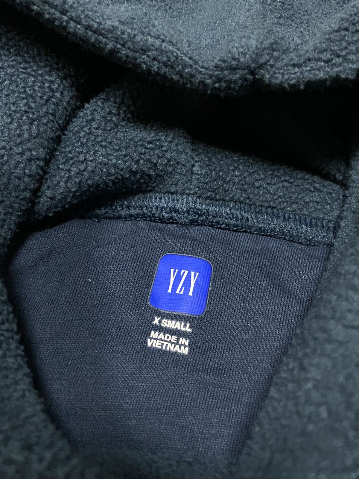 Kanye West Yeezy Gap Balenciaga Polar Fleece double Hoodie centr logo Size US L / EU 52-54 / 3 - 4 Thumbnail