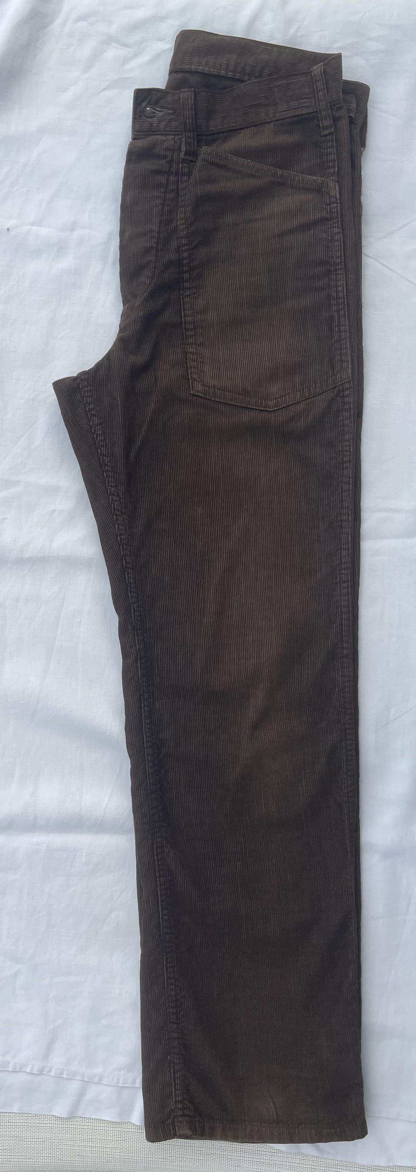 Visvim Visvim FW15 Carpenter Pant Prime Slub (Cords) - Brown Size US 31 - 17 Thumbnail