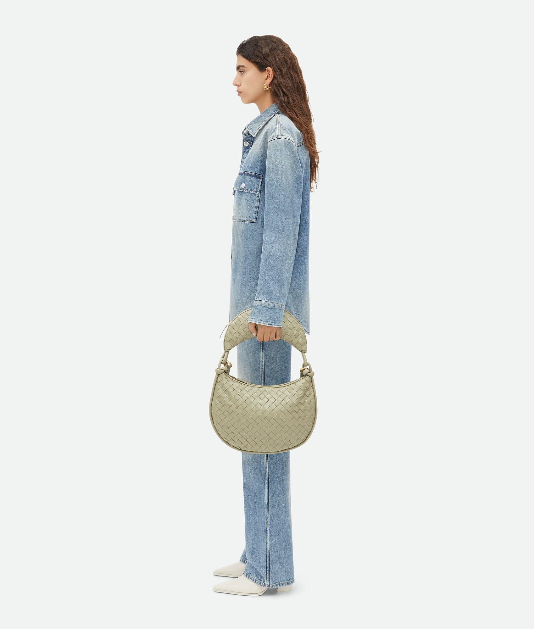 Bottega Veneta o1lf3ng10525 Size: OS / Medium Gemelli Bag in Travertine Size ONE SIZE - 6 Thumbnail
